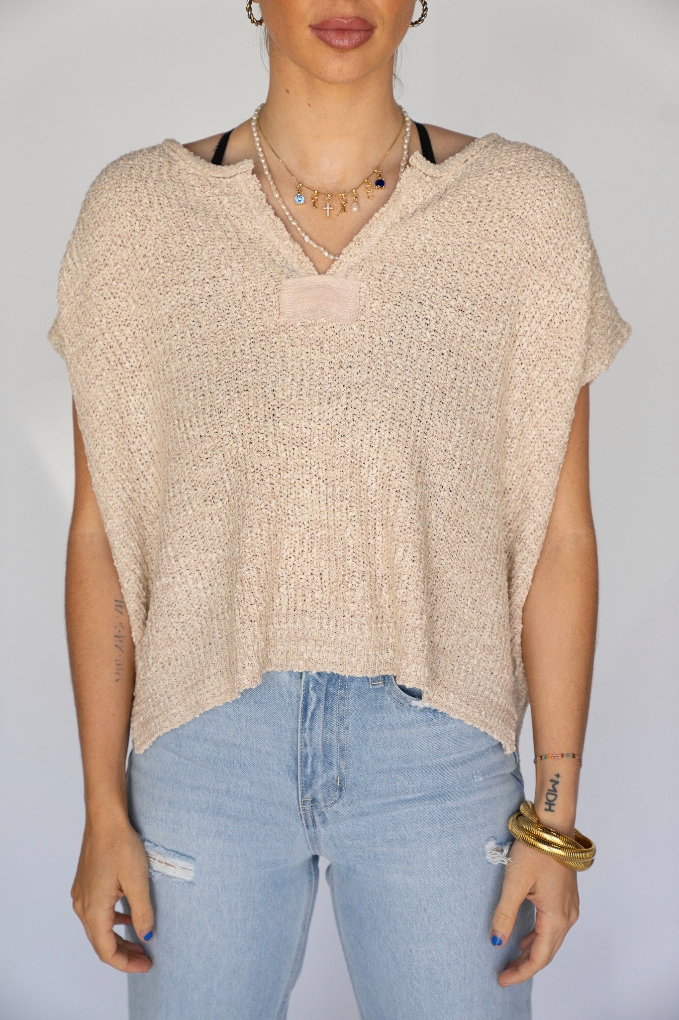 Patchwork Knit Top (Multiple Colors)