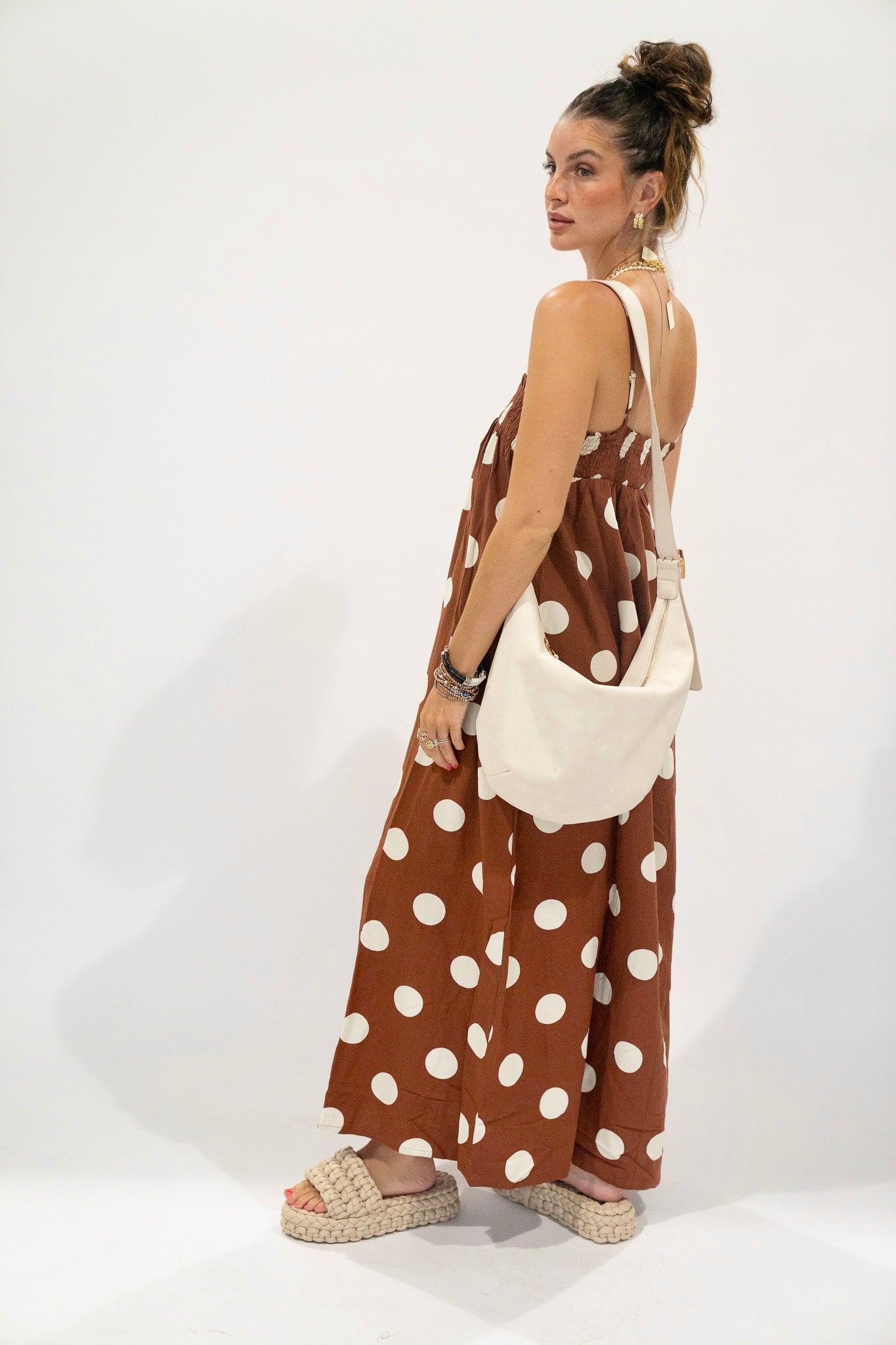 Polka Dot Maxi Dress (Multiple Colors)
