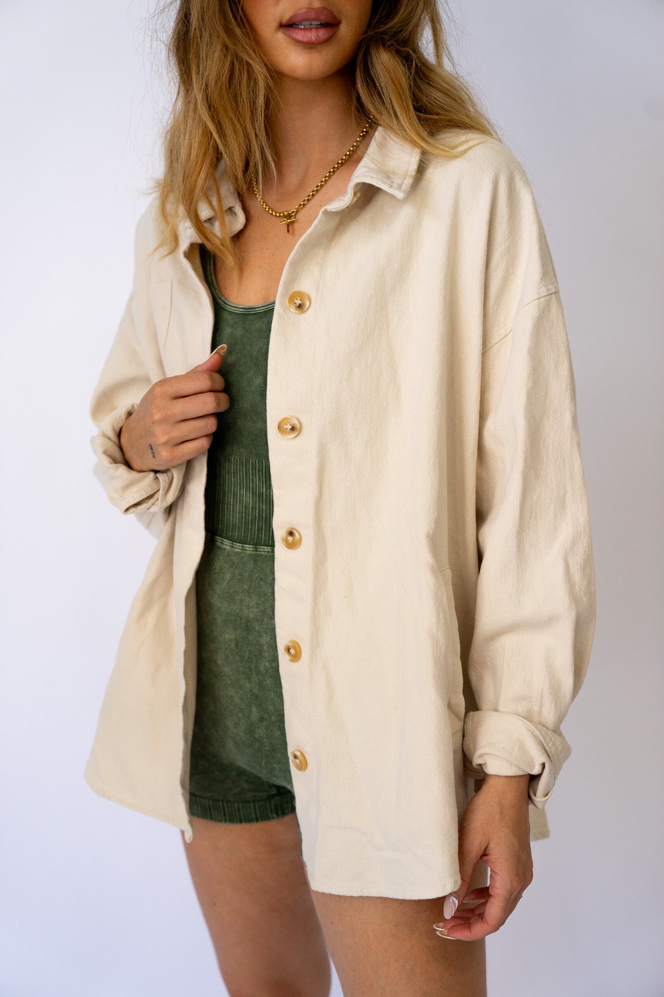 Mac Oversized Button Up