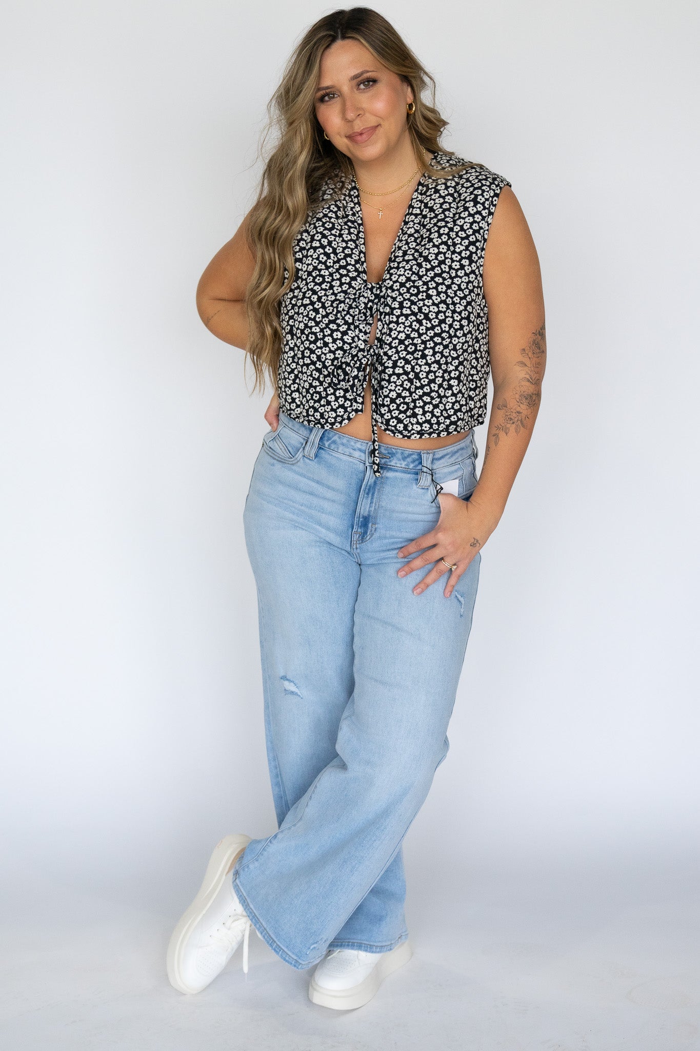 Elevated Floral Vest