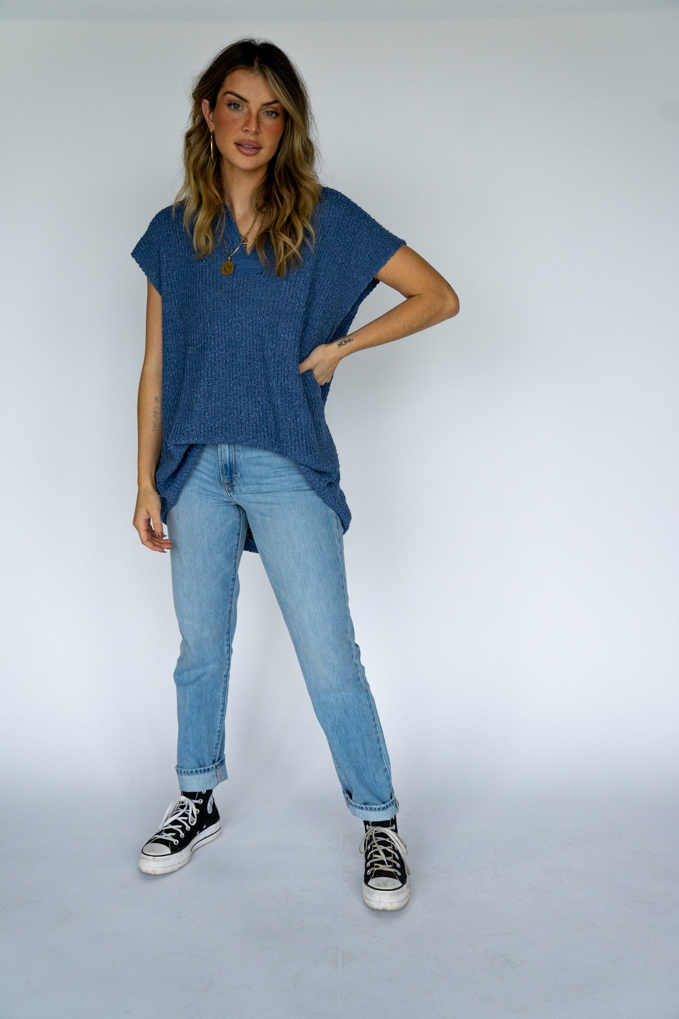 Slouchy Knit Tunic (Multiple Colors)