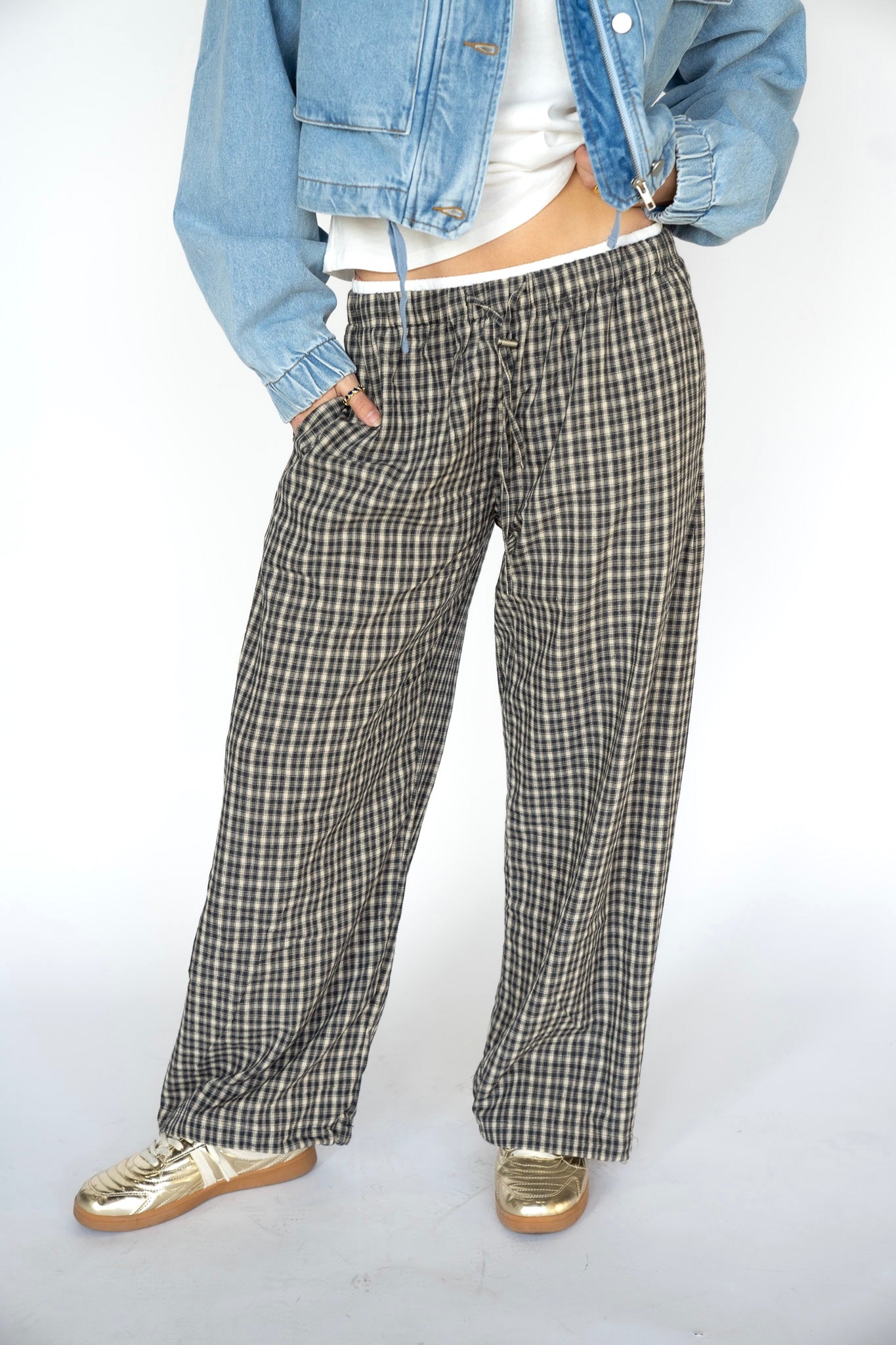 Dalia Plaid Pants