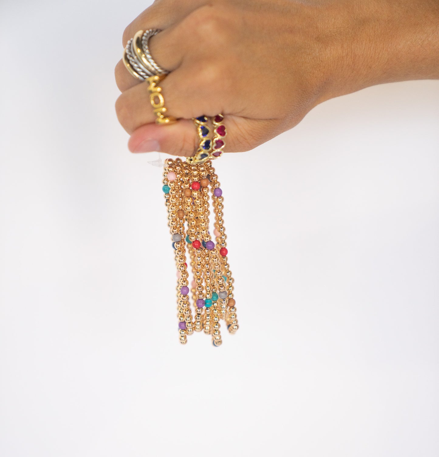 Multicolor Bracelet Stack