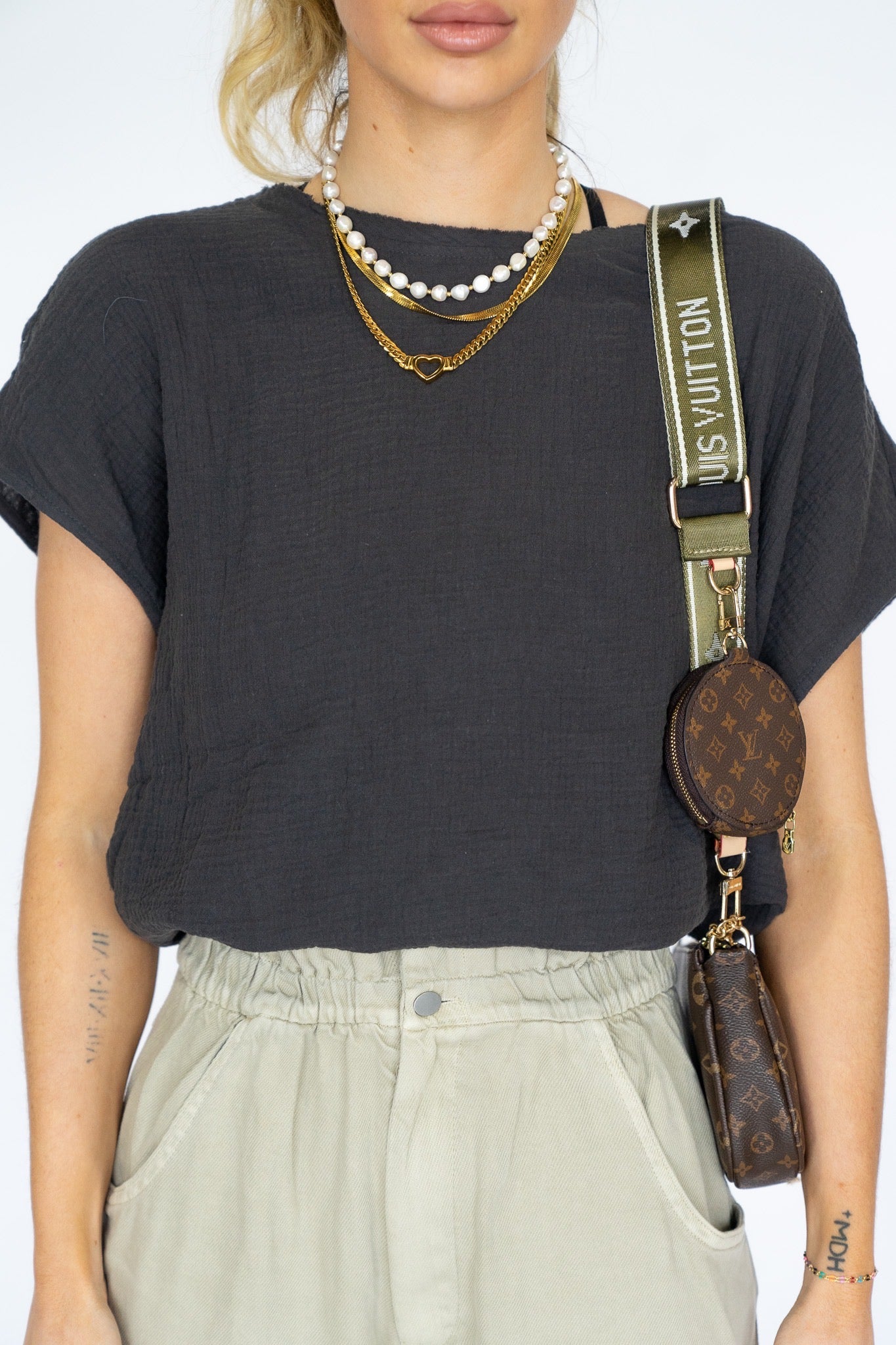 Gauze Elevated Oversized Top