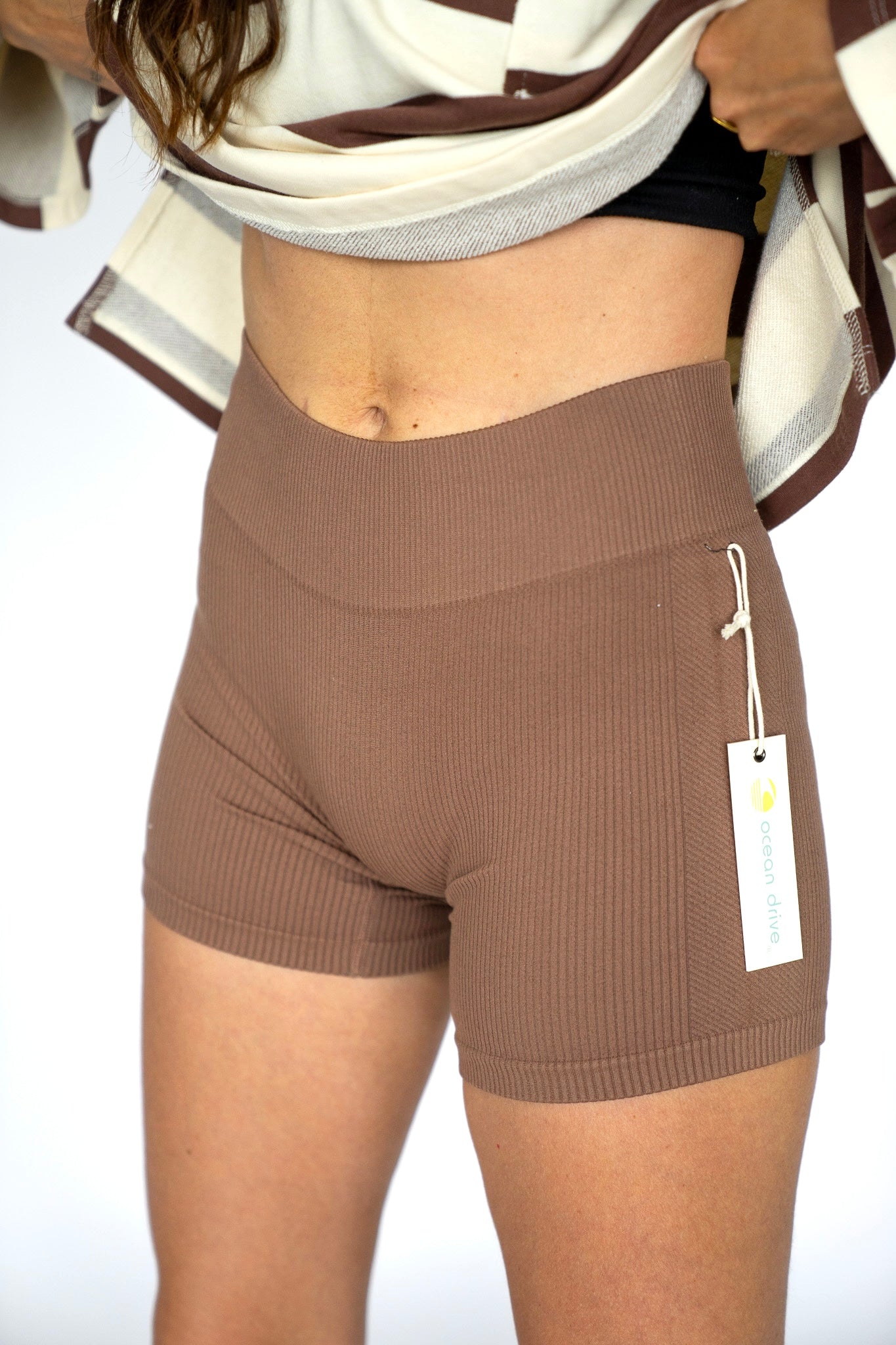 Ribbed Biker Shorts (Multiple Colors)
