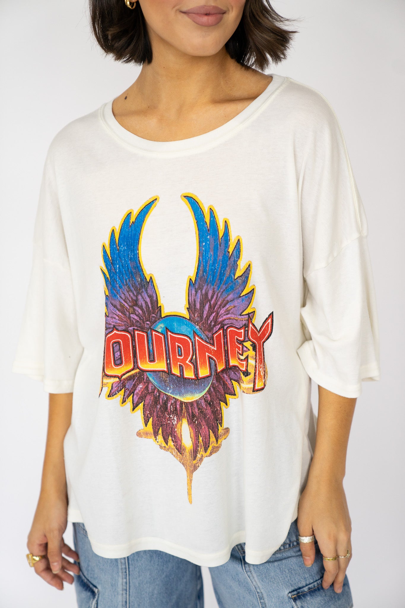 Journey Oversized Band Tee