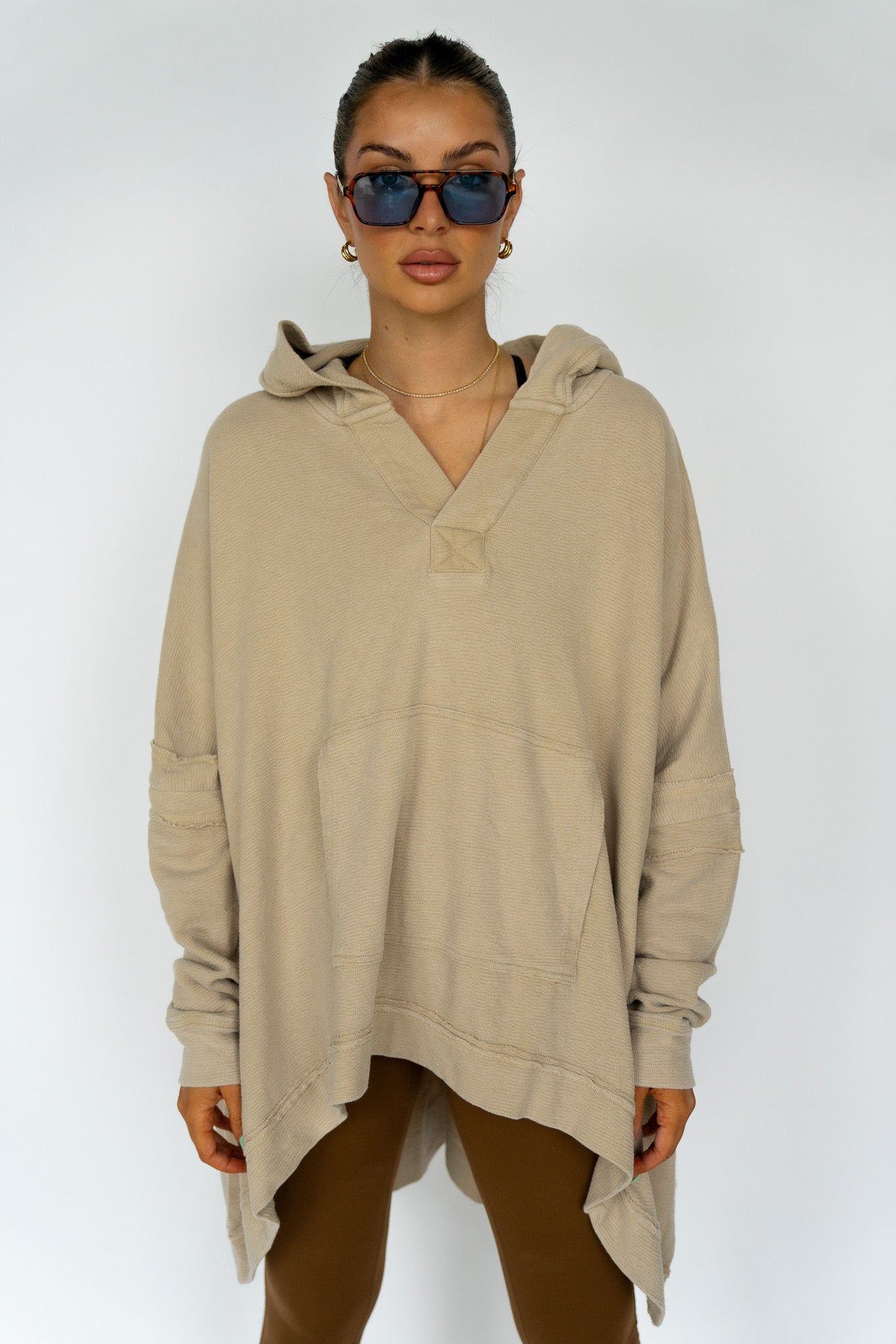 Her Cozy Poncho (Multiple Colors)