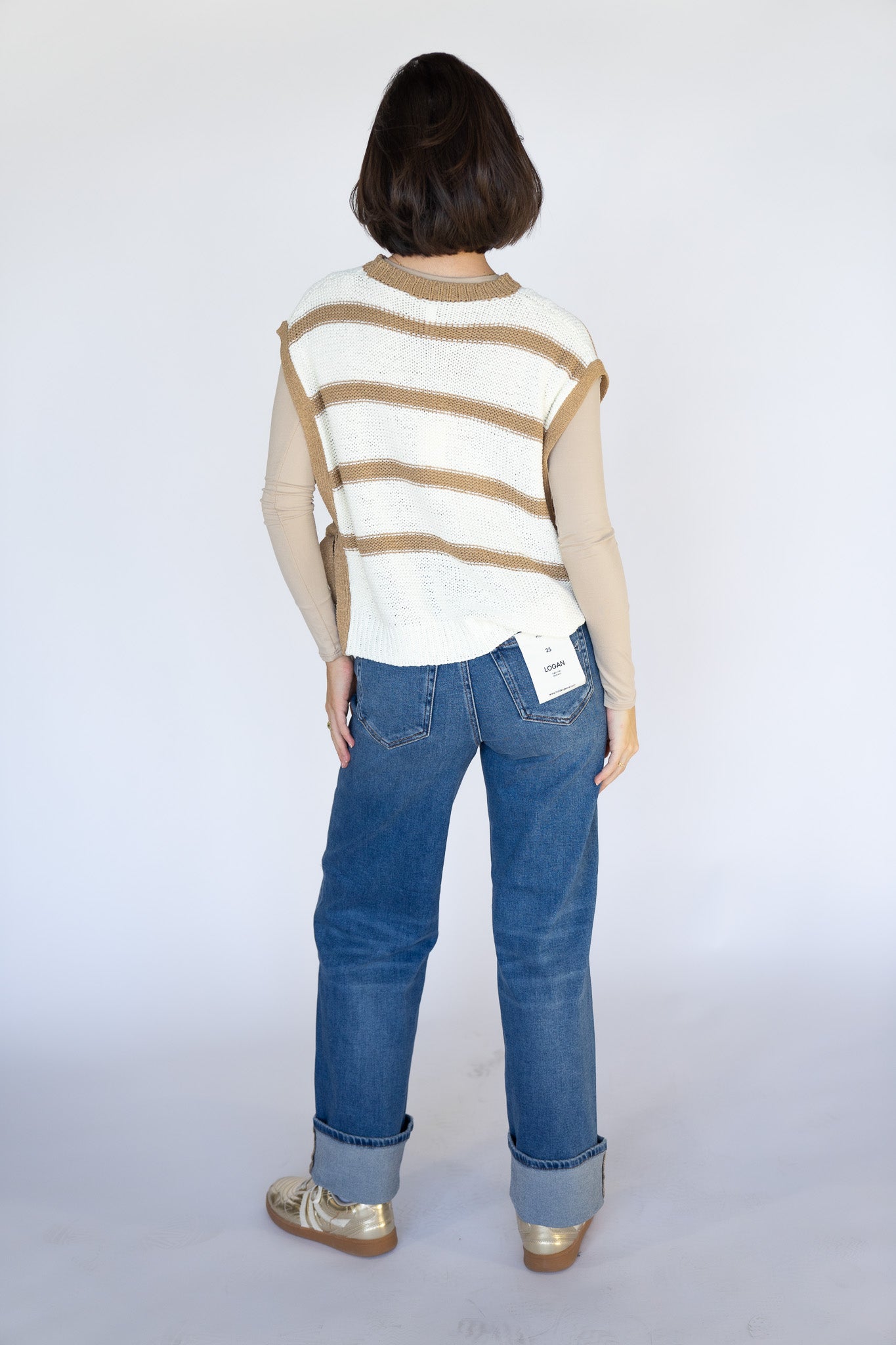 Knitted Creamy Mocha Sweater