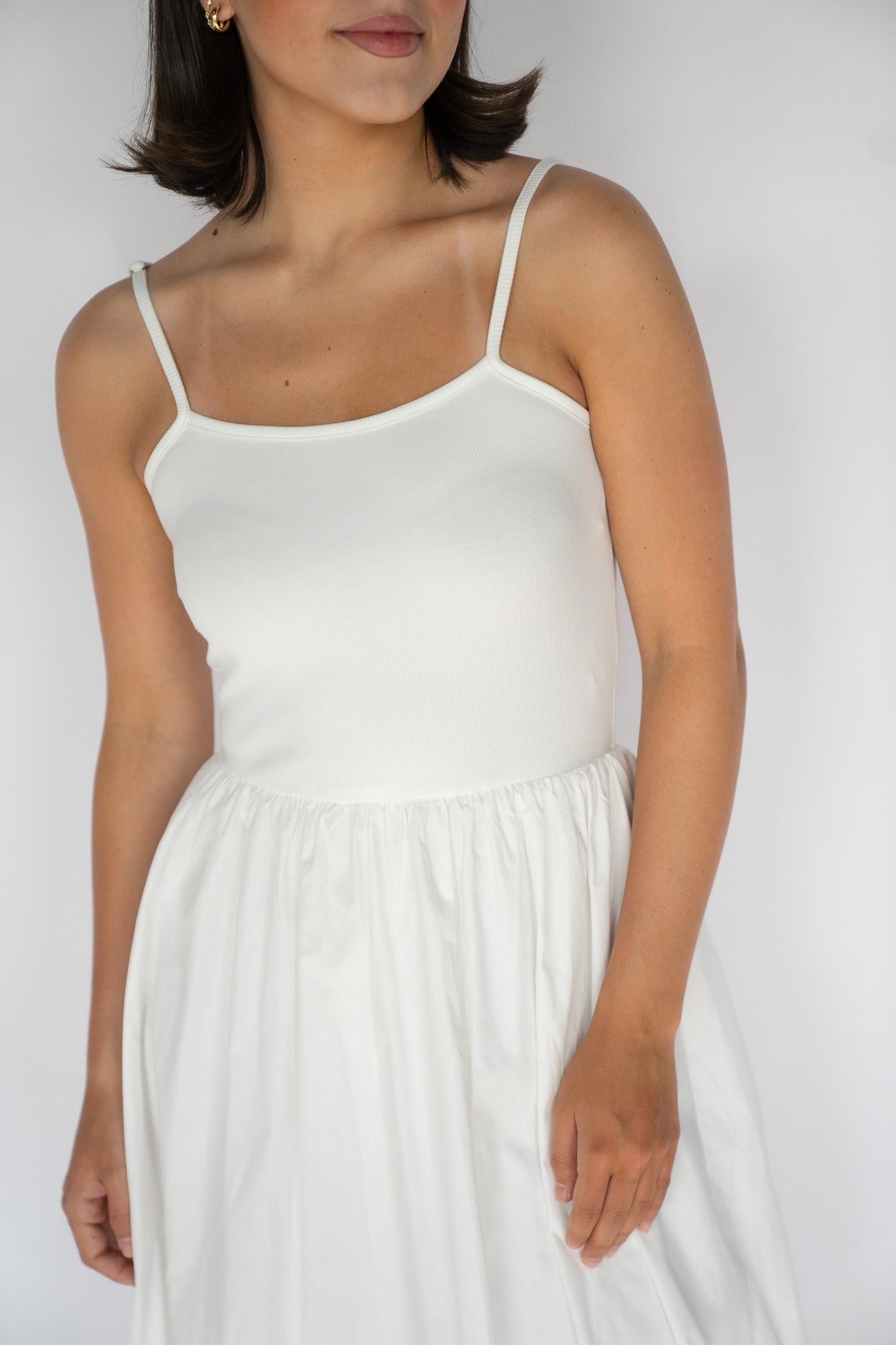 Cloud Hem Midi Dress