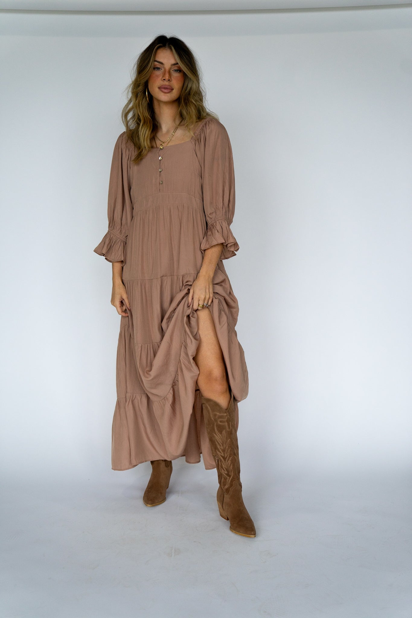 Laura Flowy Dress (Multiple Colors)