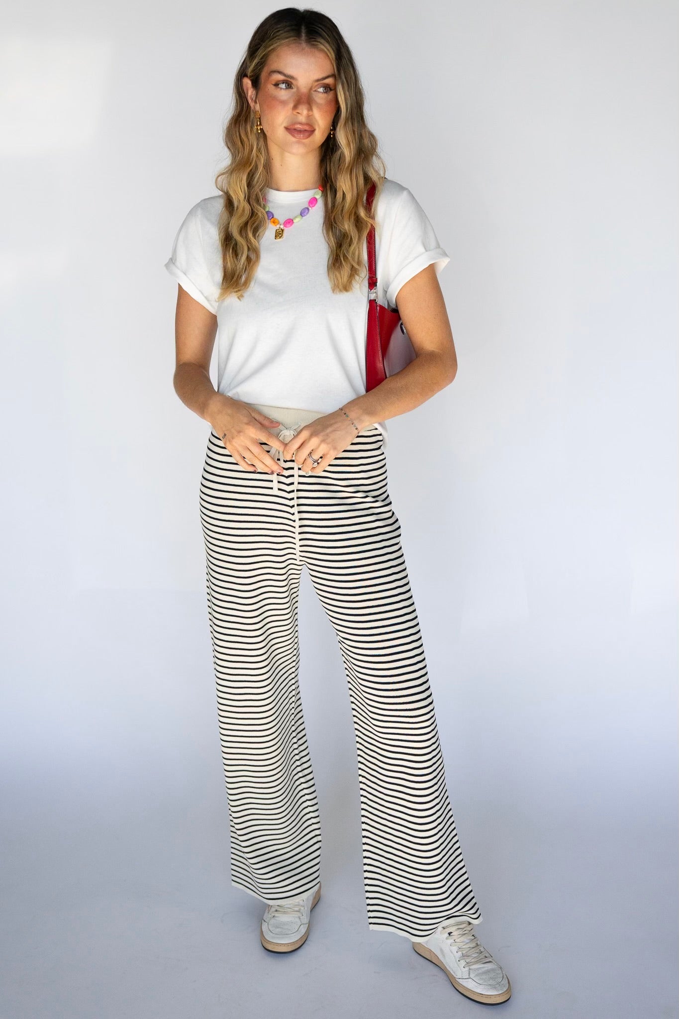 Stripe Knit Pants