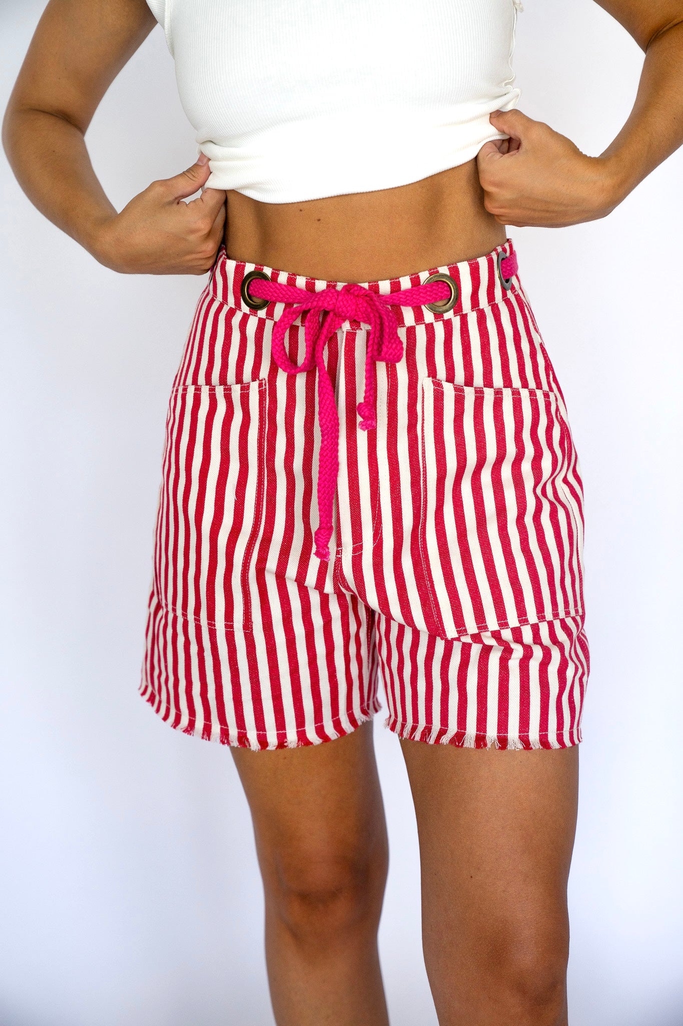 Summer Deck Stripe Shorts (Multiple Colors)