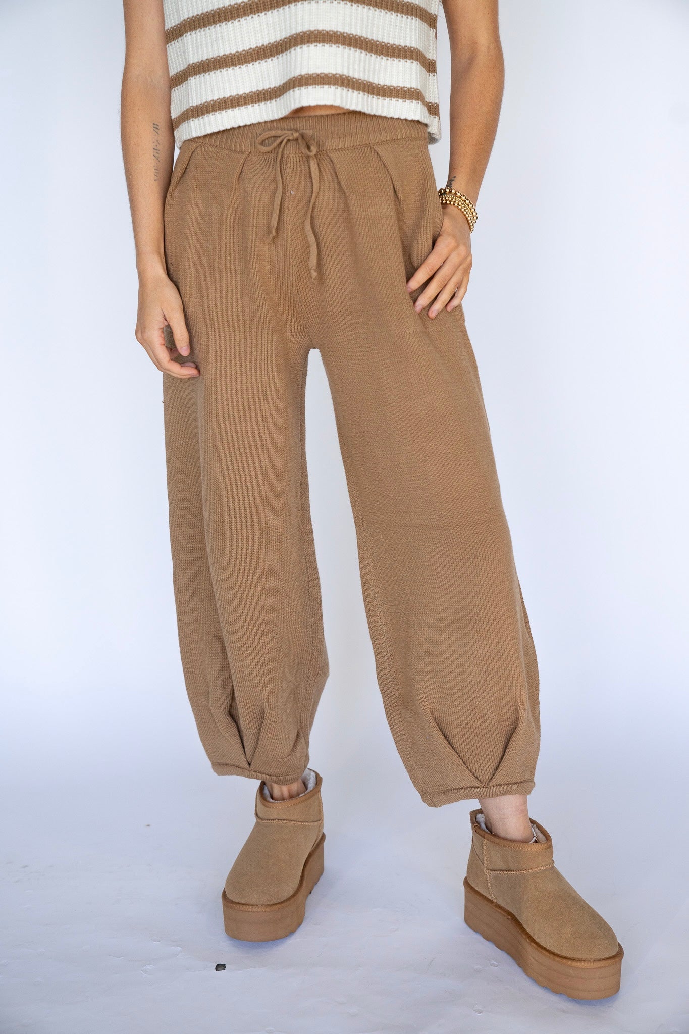 Mocha Knit Pants