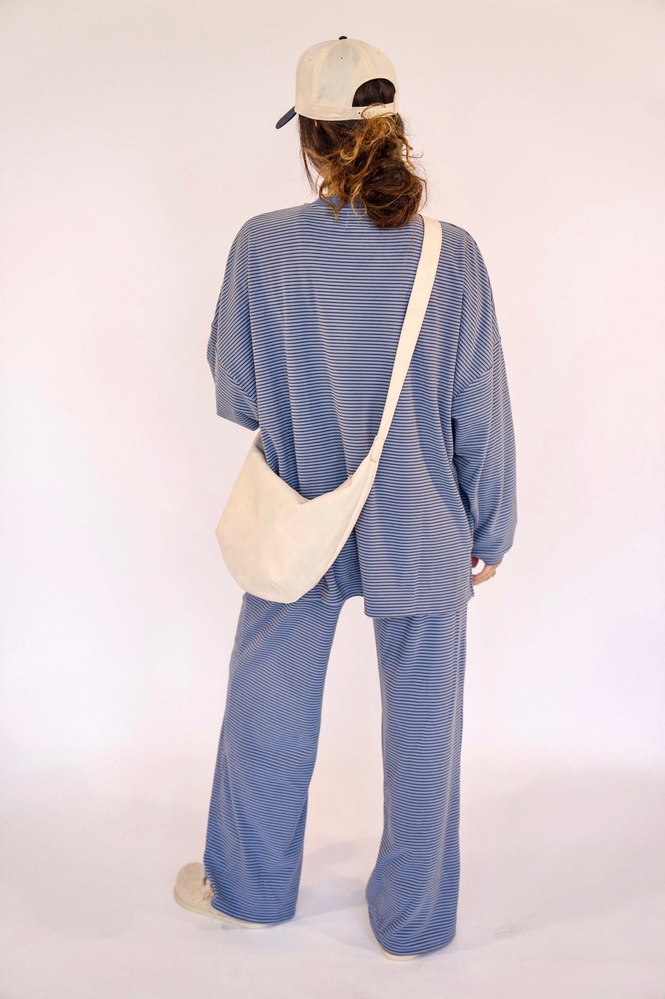 Blue/Brown Striped Pants