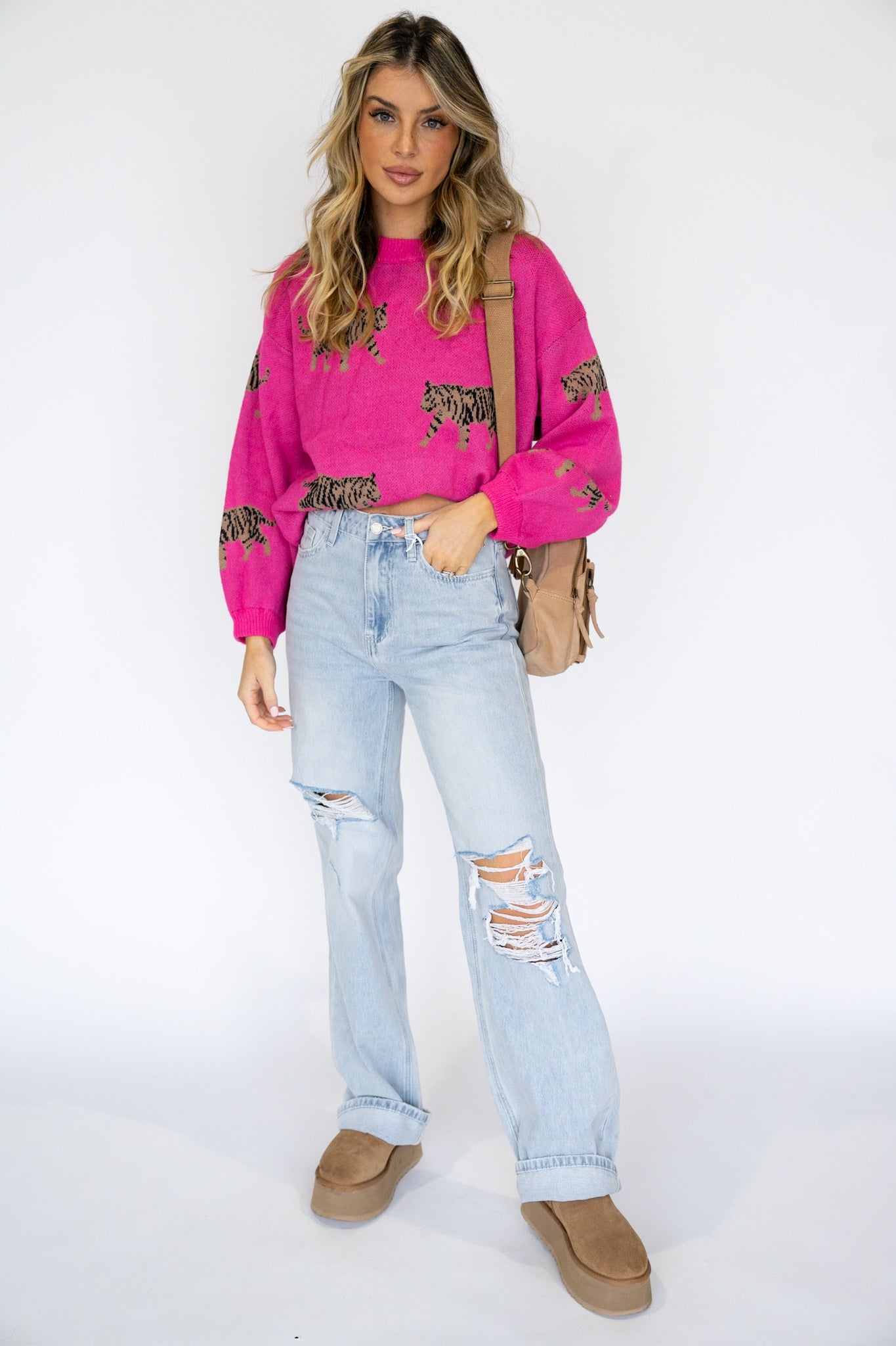 Tiger Pattern Sweater (Multiple Colors)
