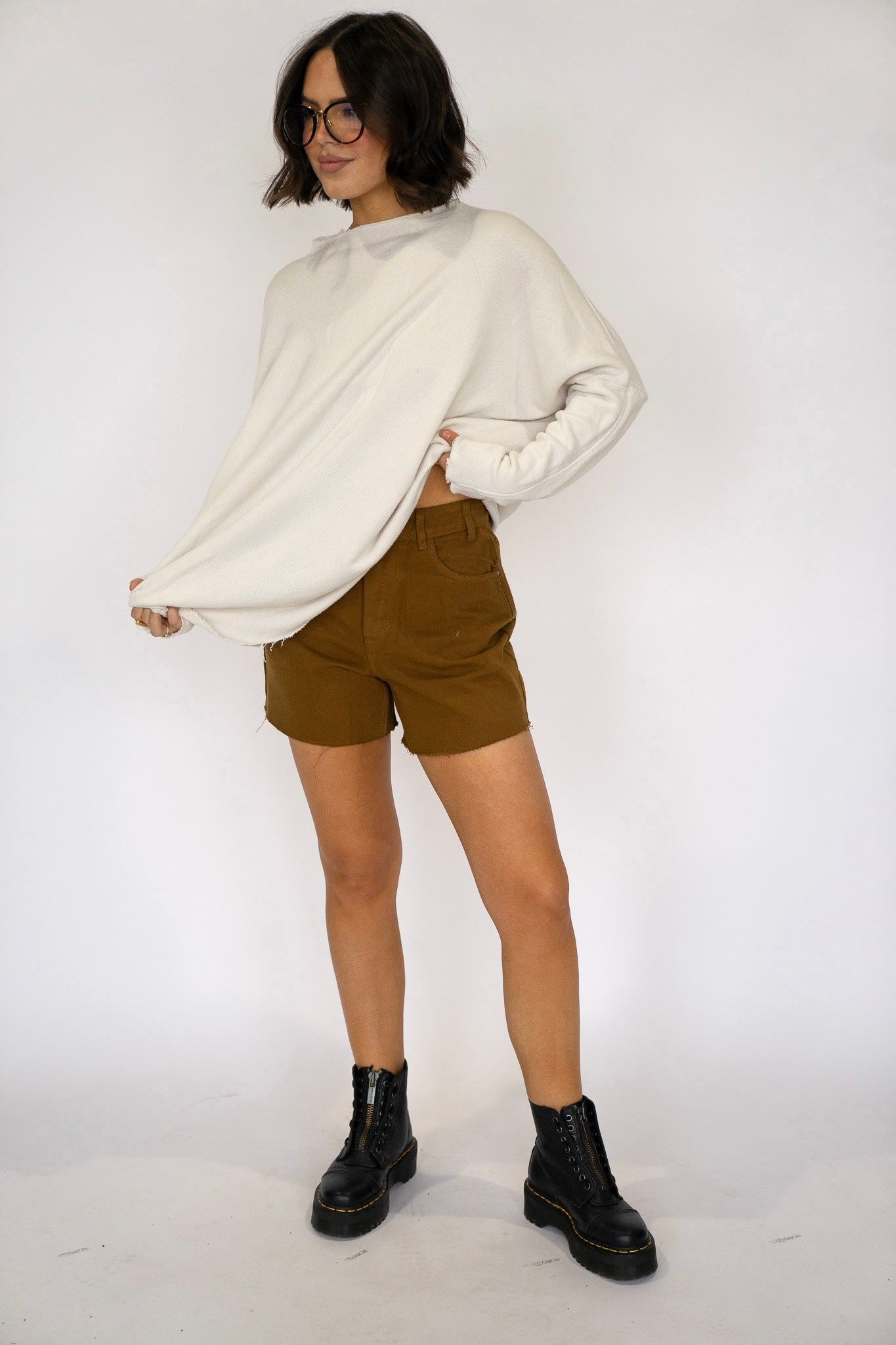 Henley Raw Edge Longsleeve