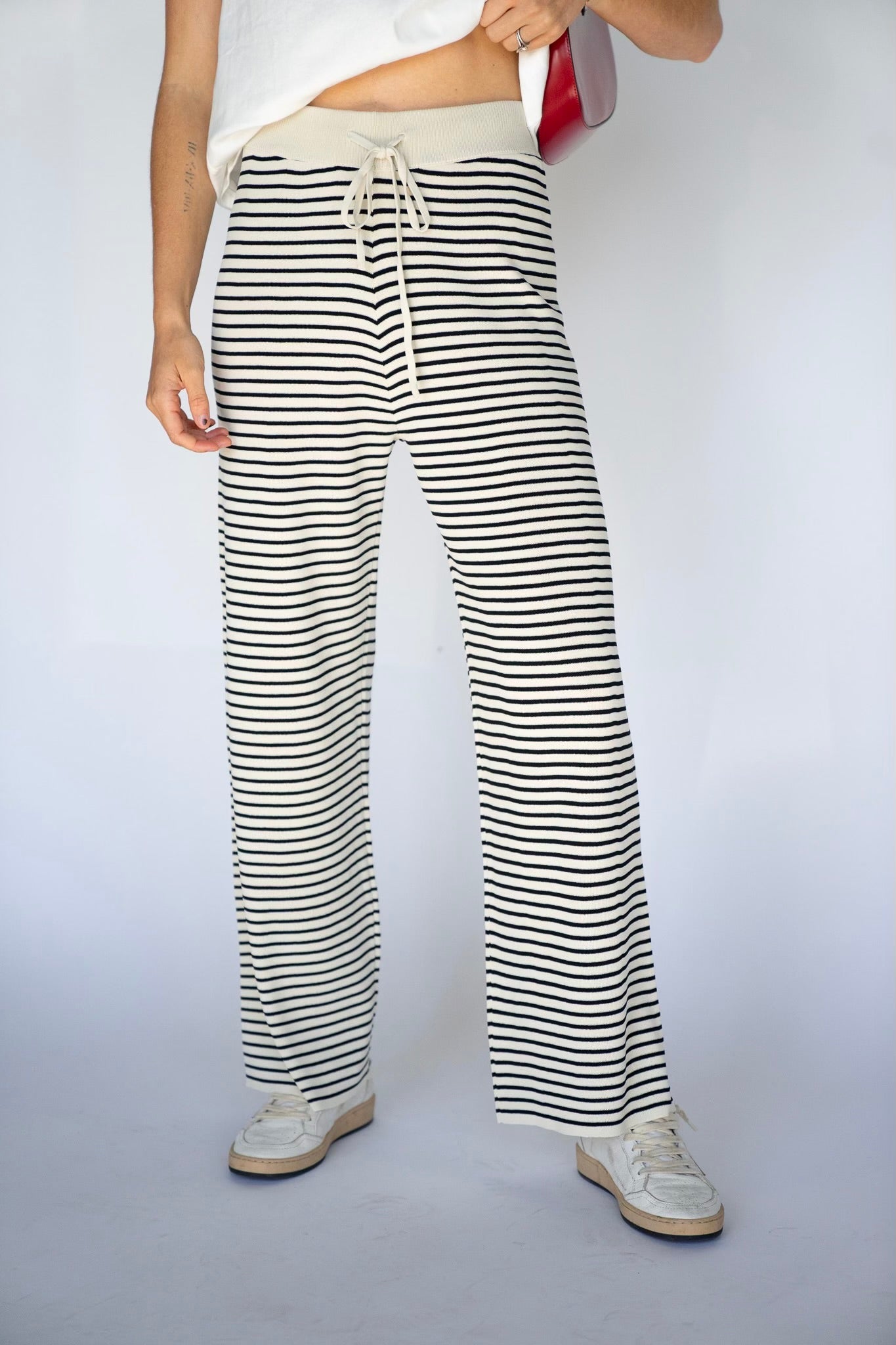 Stripe Knit Pants