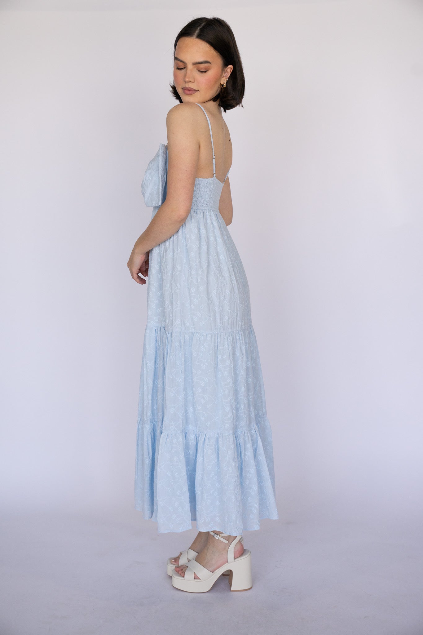 Bluebell Bow Maxi Dress