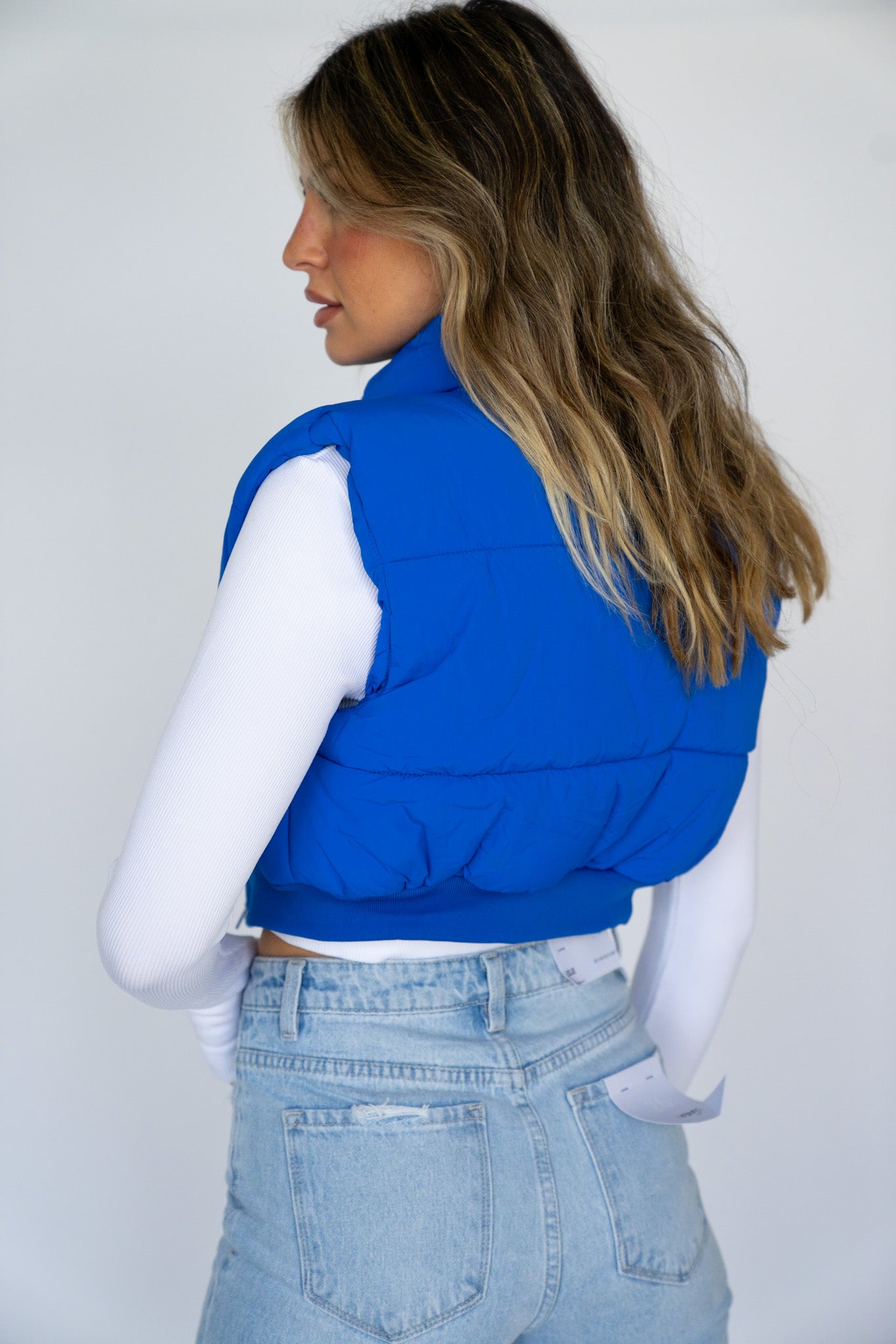 Cropped Puffer Vest (Multiple Colors)