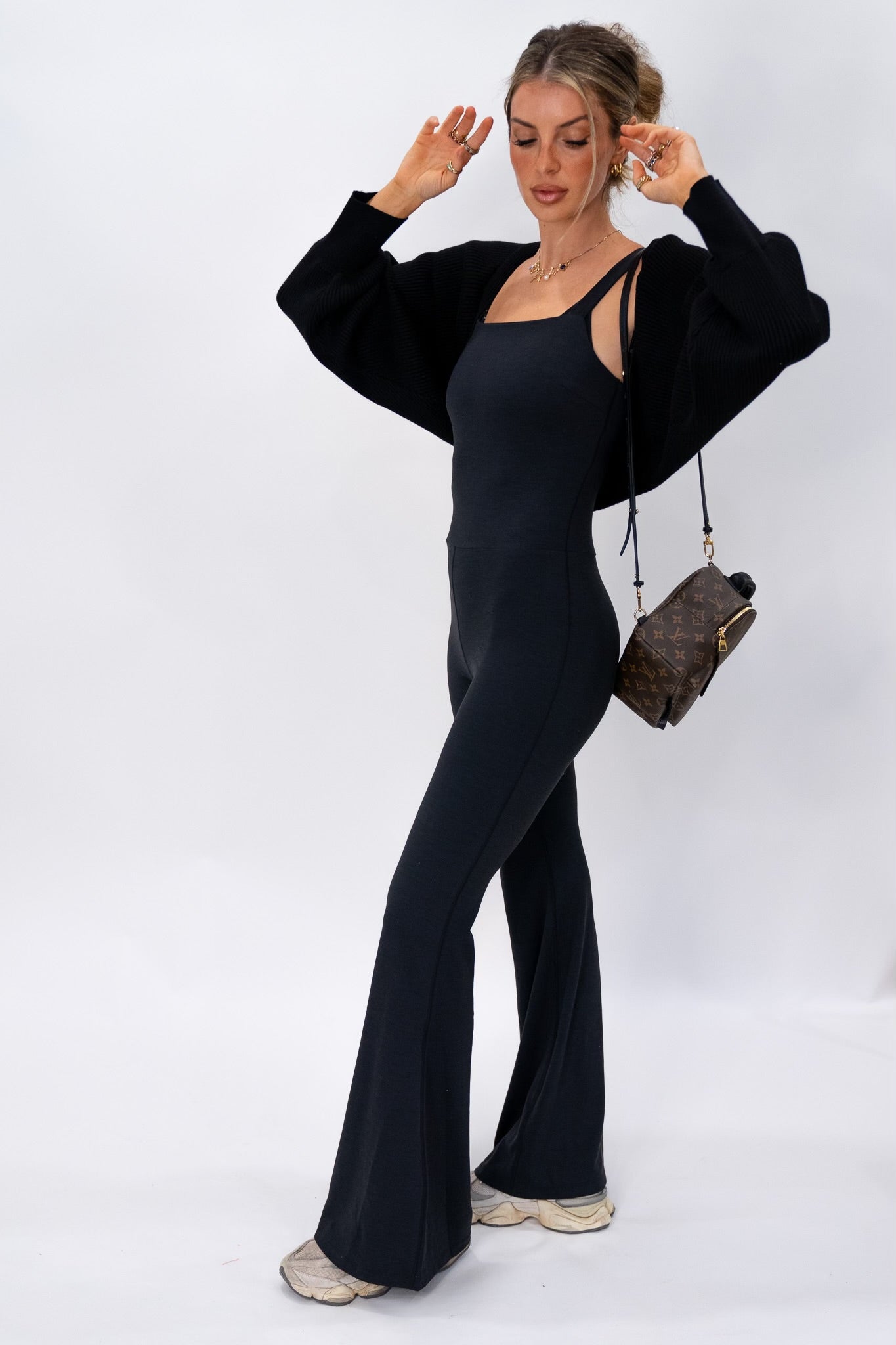 Black Shrug Cardigan