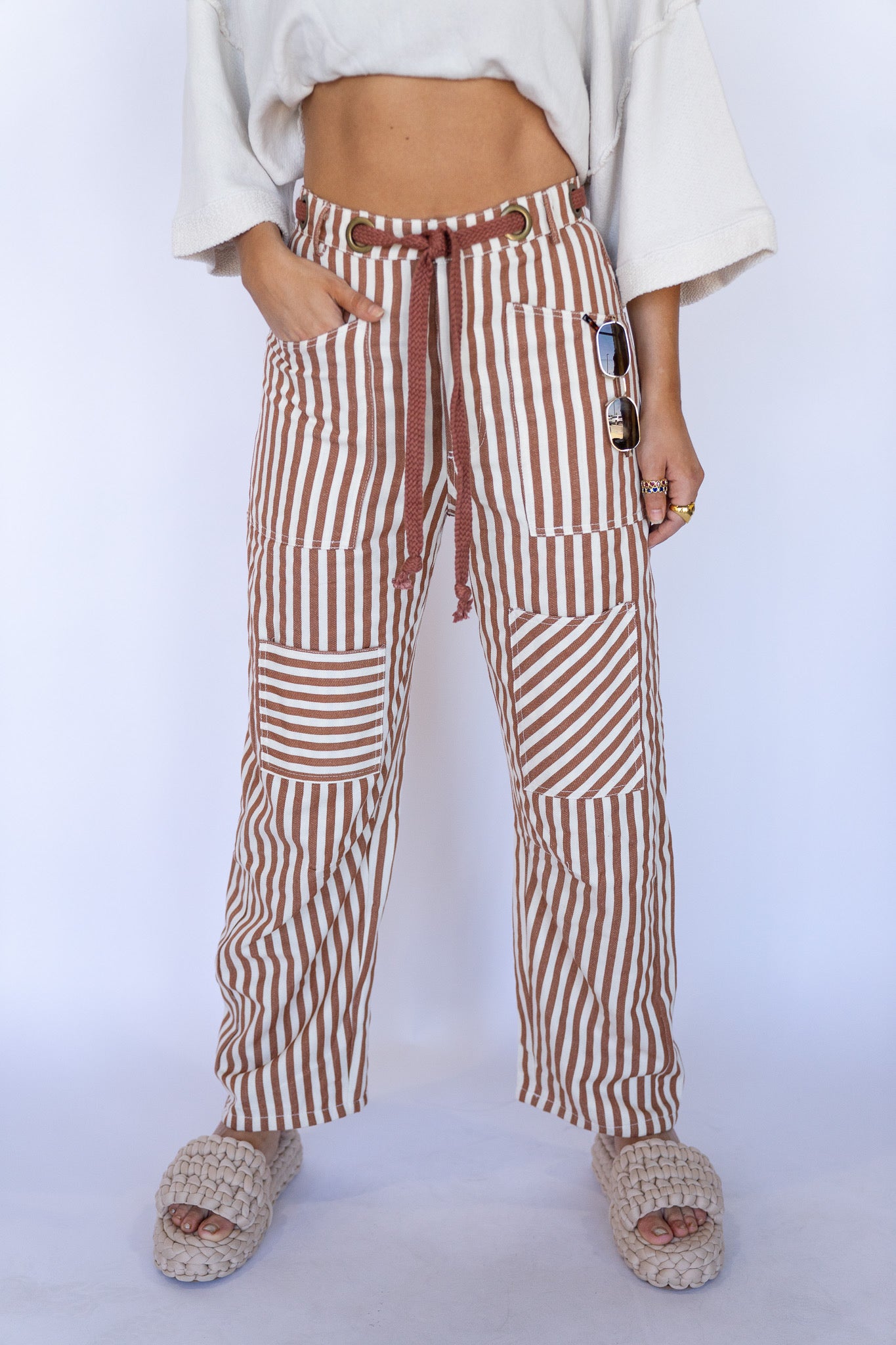 Marin Striped Pants (Multiple Colors)