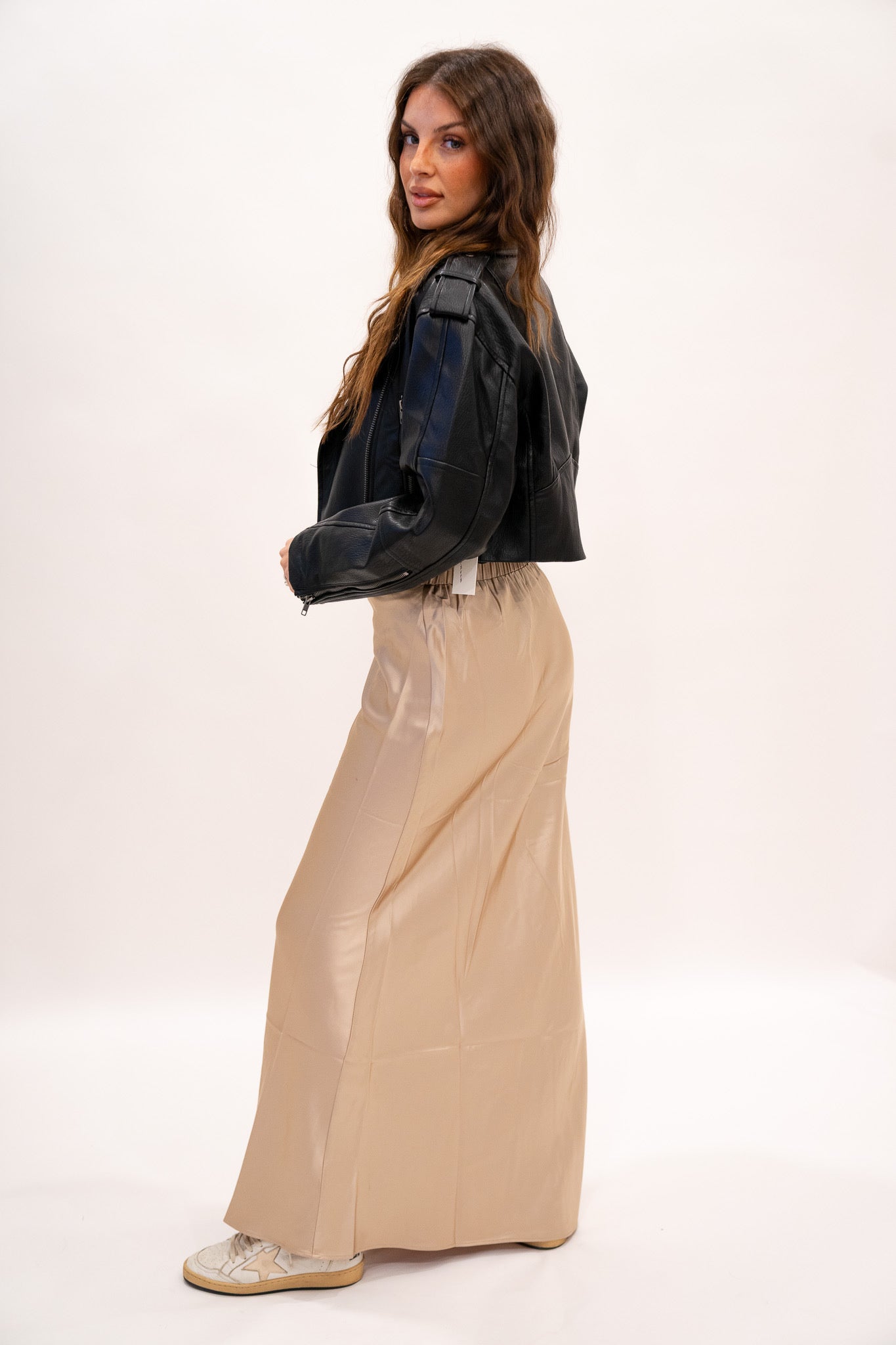 Black Leather Moto Jacket