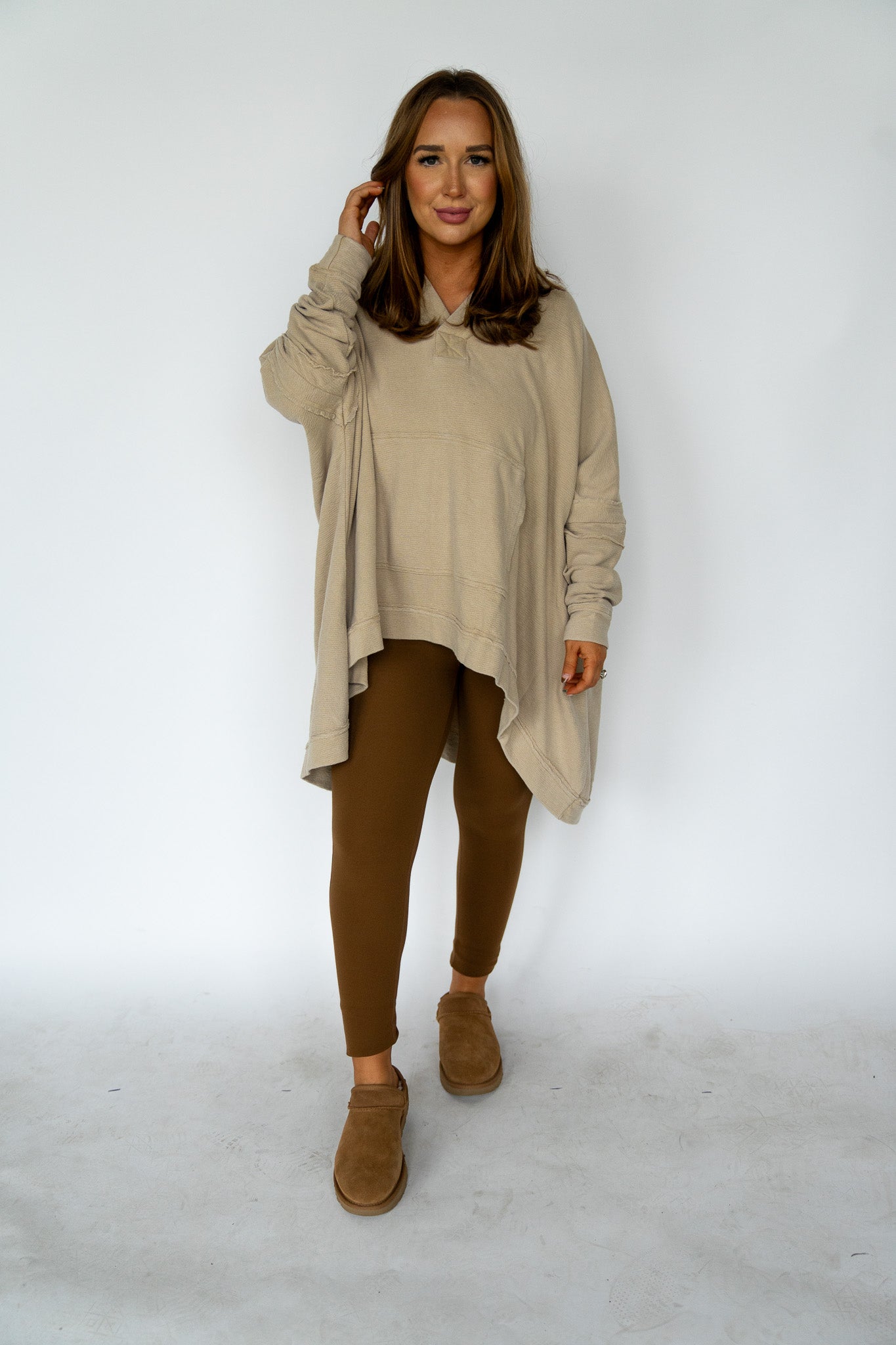 Her Cozy Poncho (Multiple Colors)