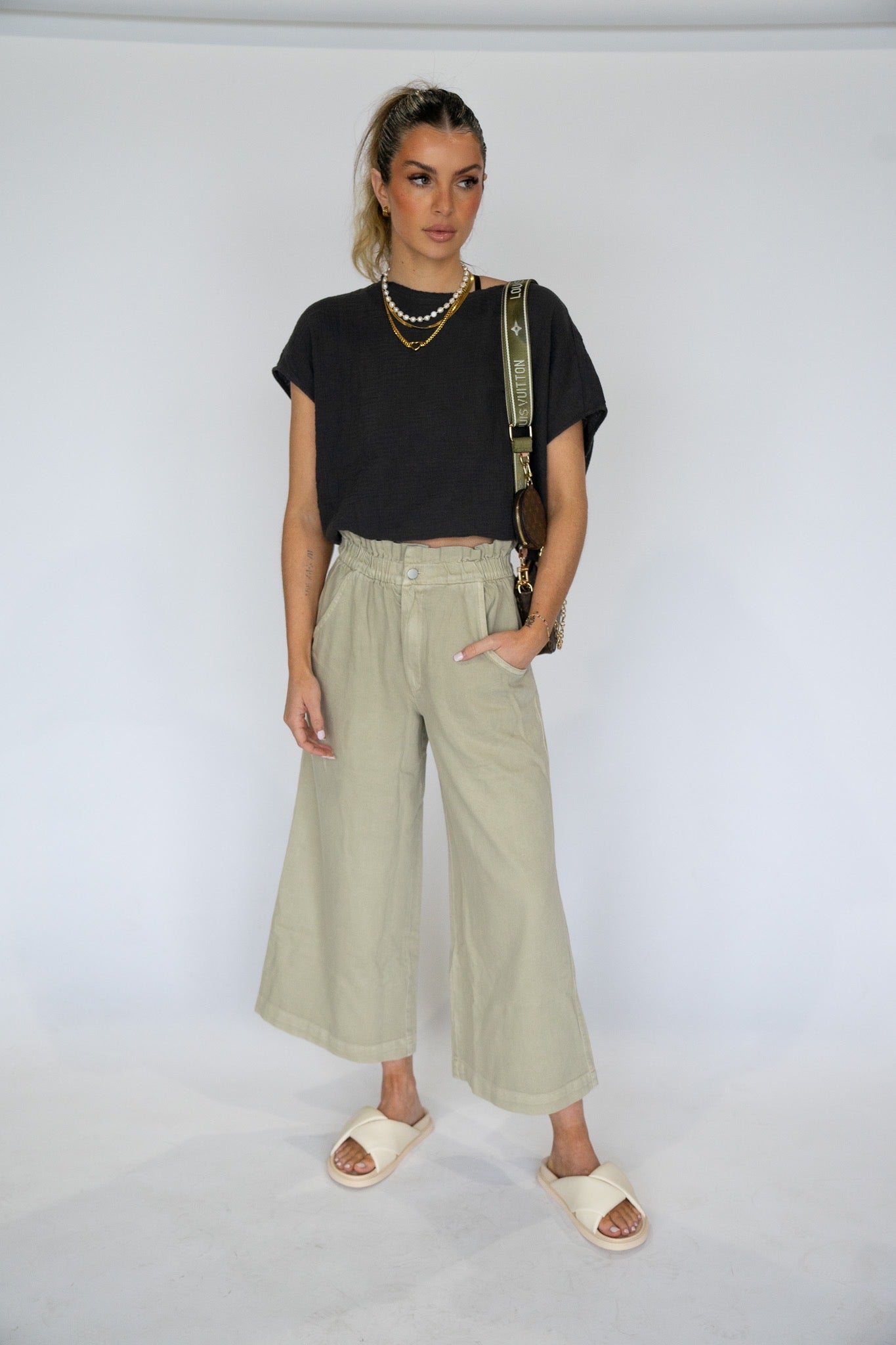 Gauze Elevated Oversized Top