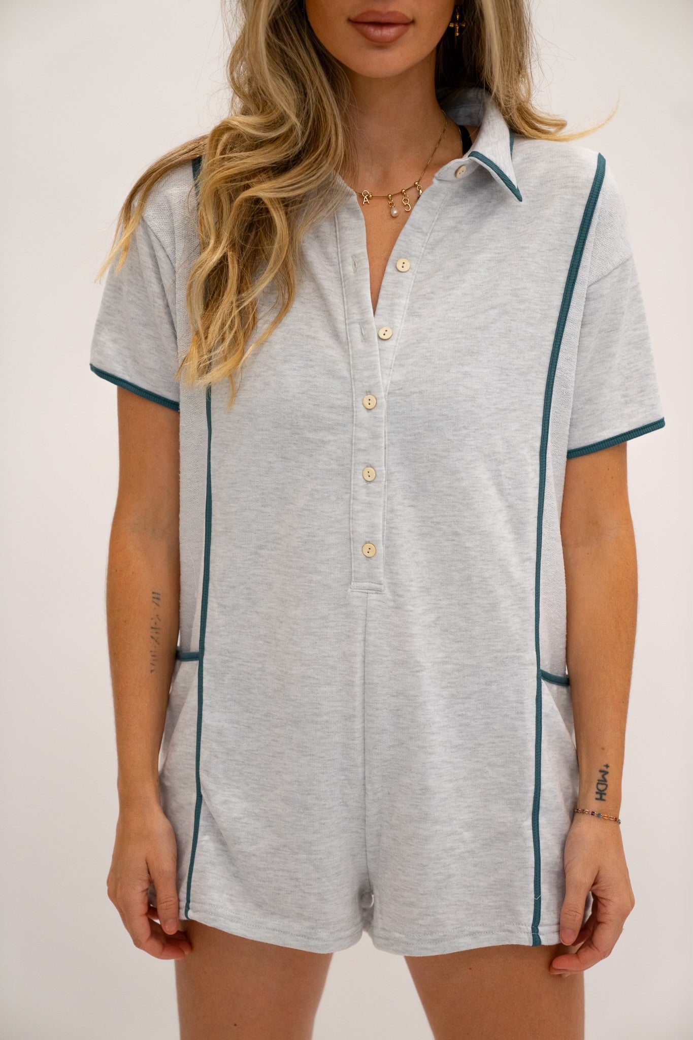 Heather Romper