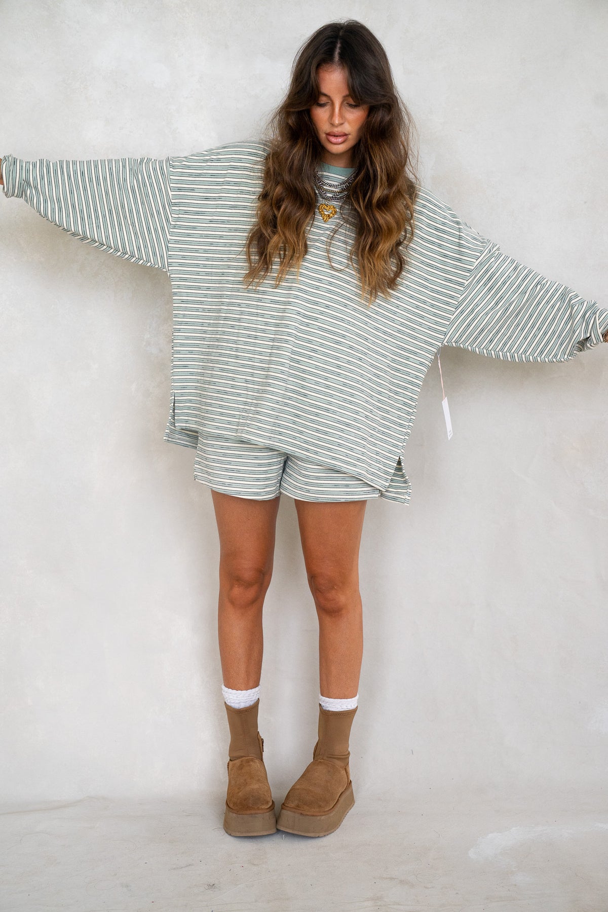 Katy Striped Top 2.0 - mint