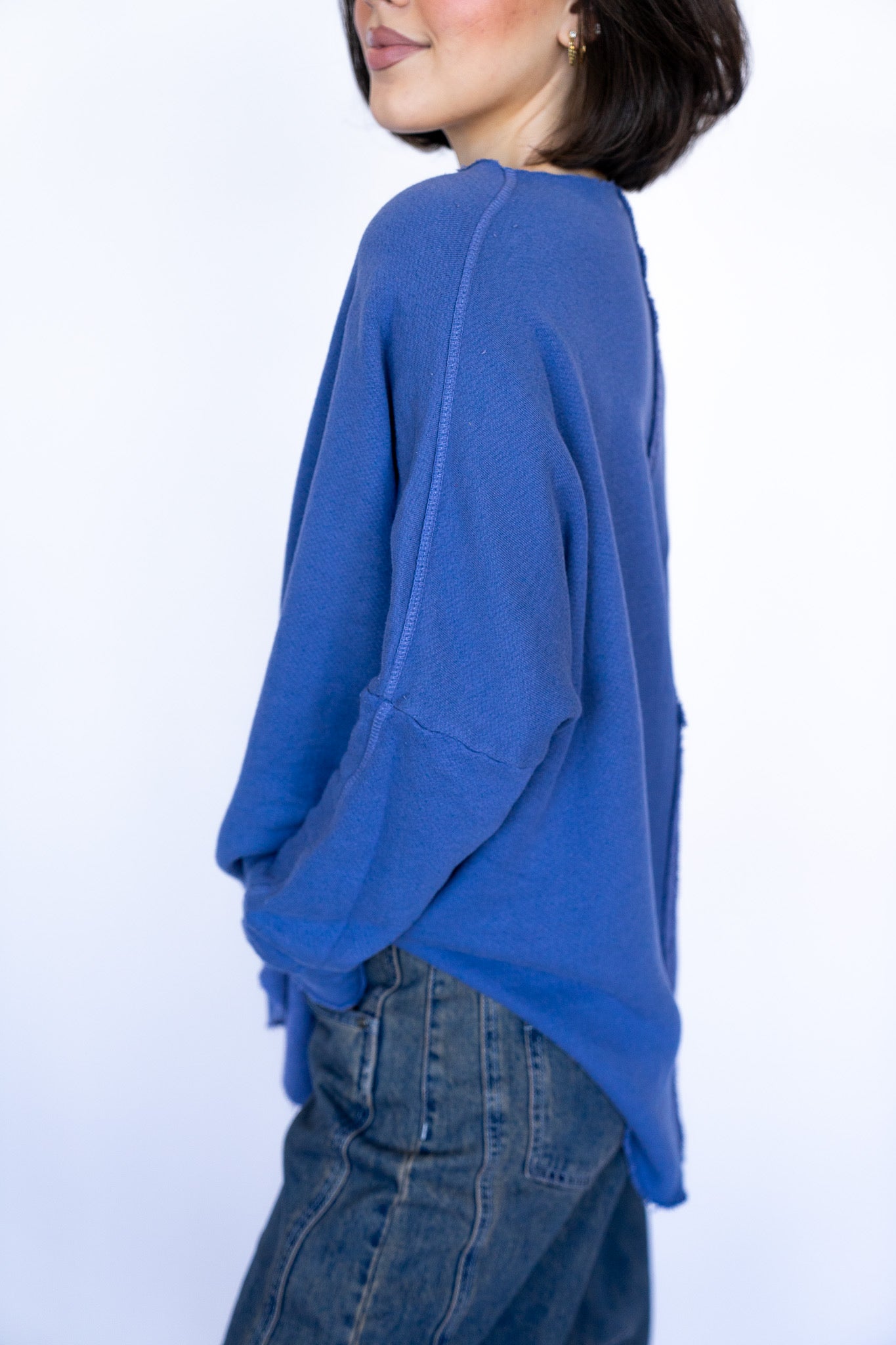 Henley Raw Edge Longsleeve