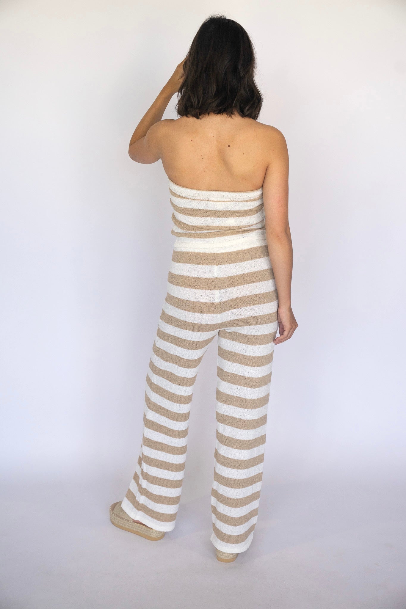 Coastal Striped Knit Set