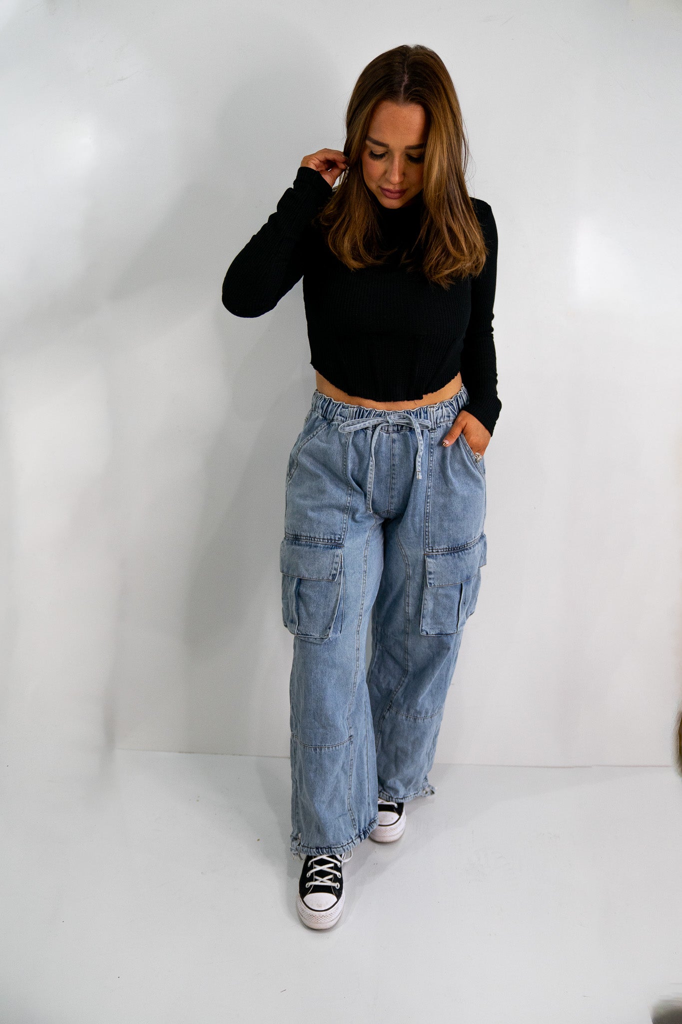 Lauren Longsleeve Crop (Multiple Colors)
