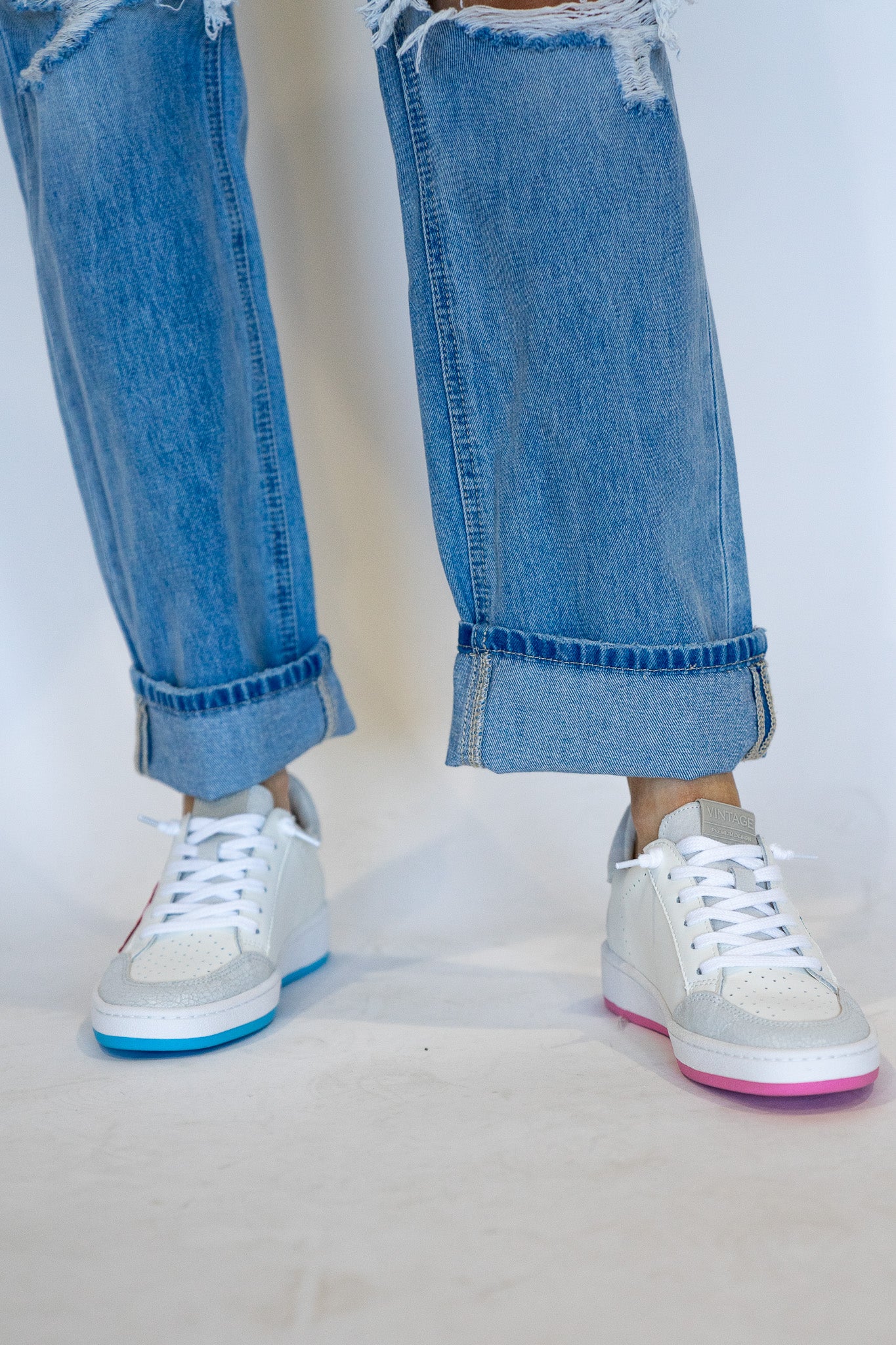 The Mismatched Sneakers