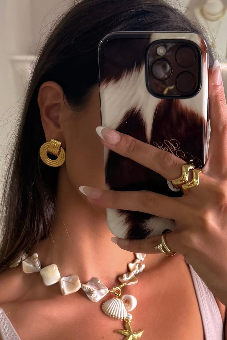 Carmela Doorknocker Earrings
