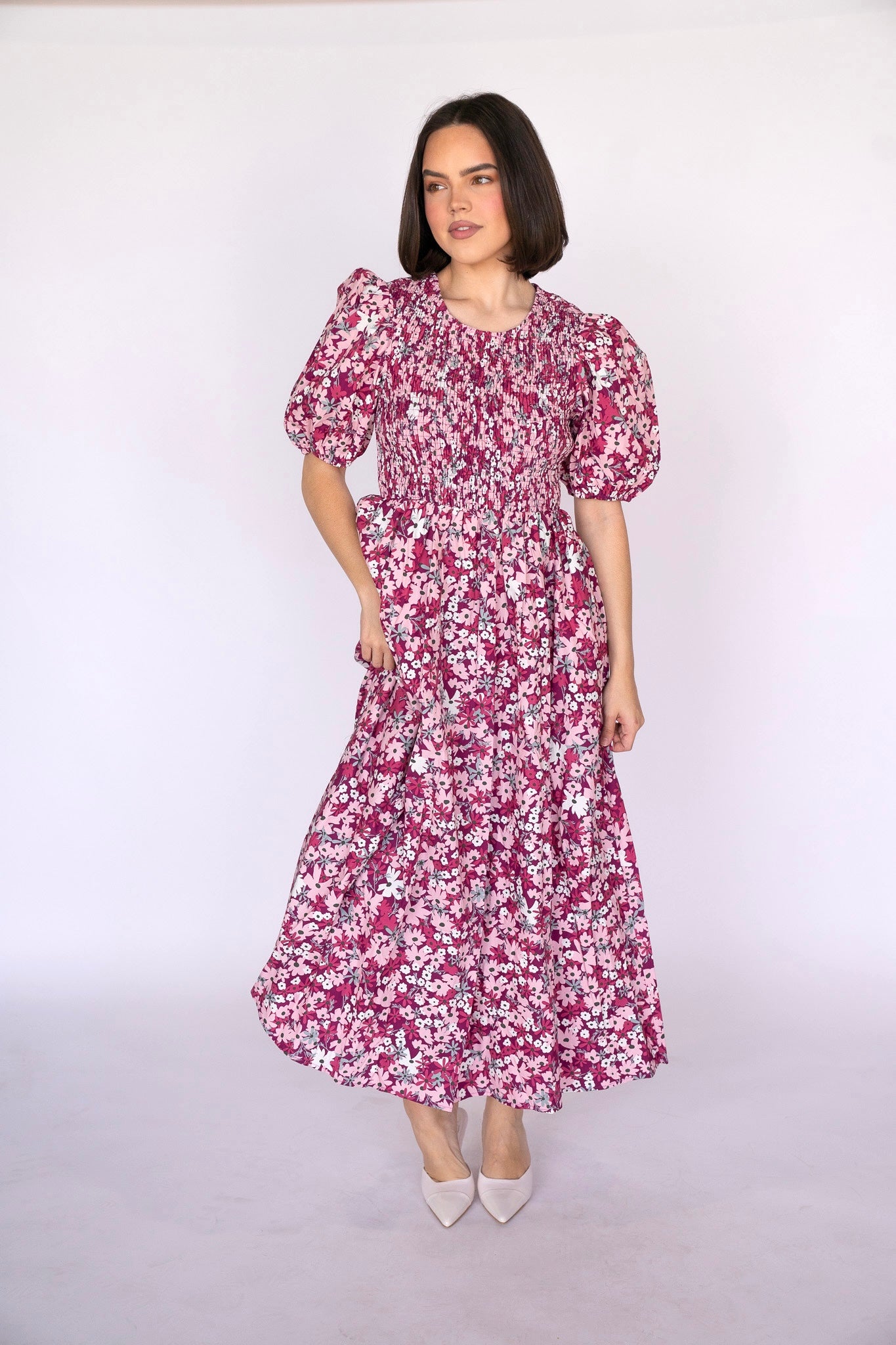 Bloomfield Smocked Midi Dress