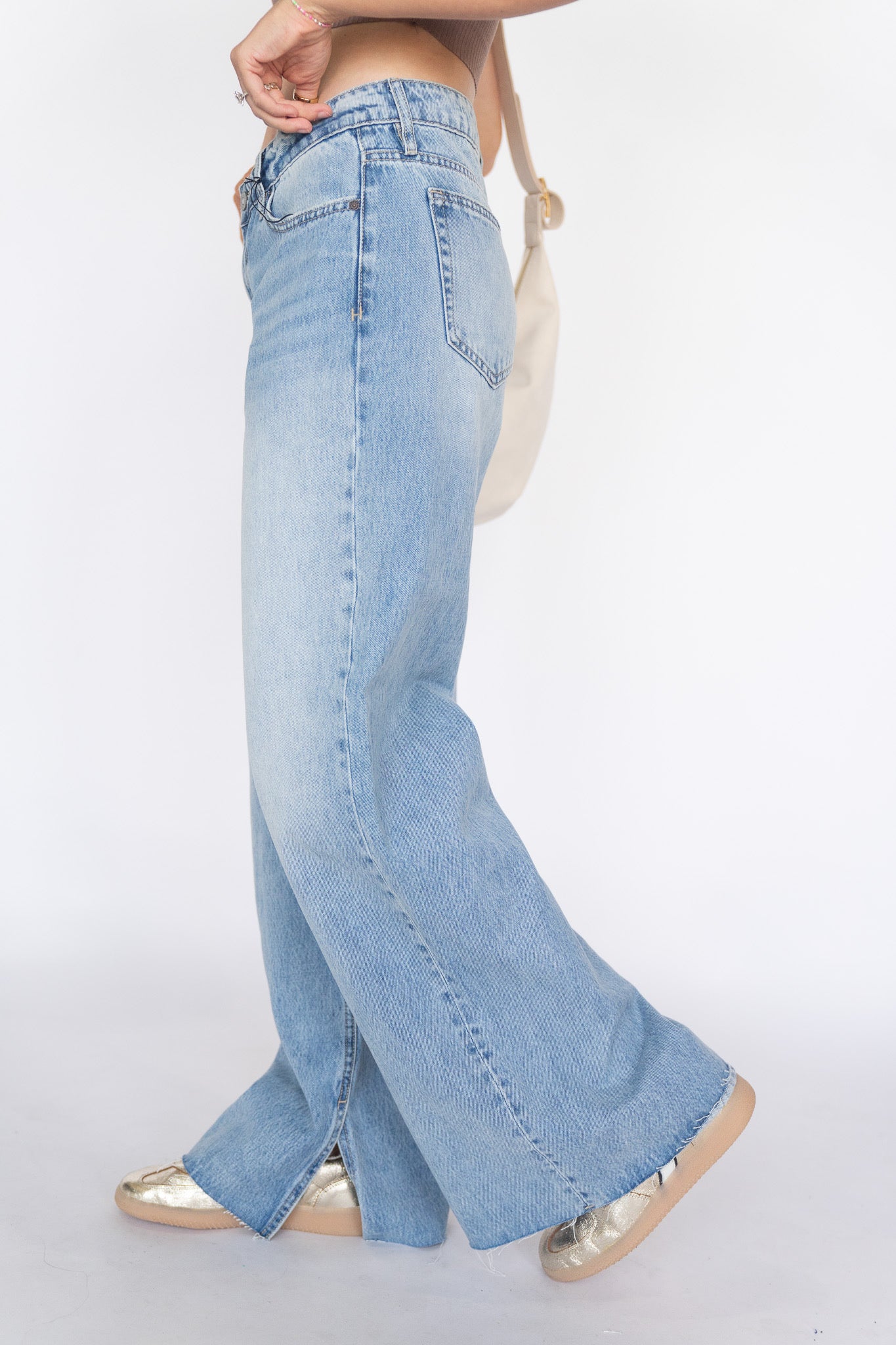 Jessie Slit Hem Denim