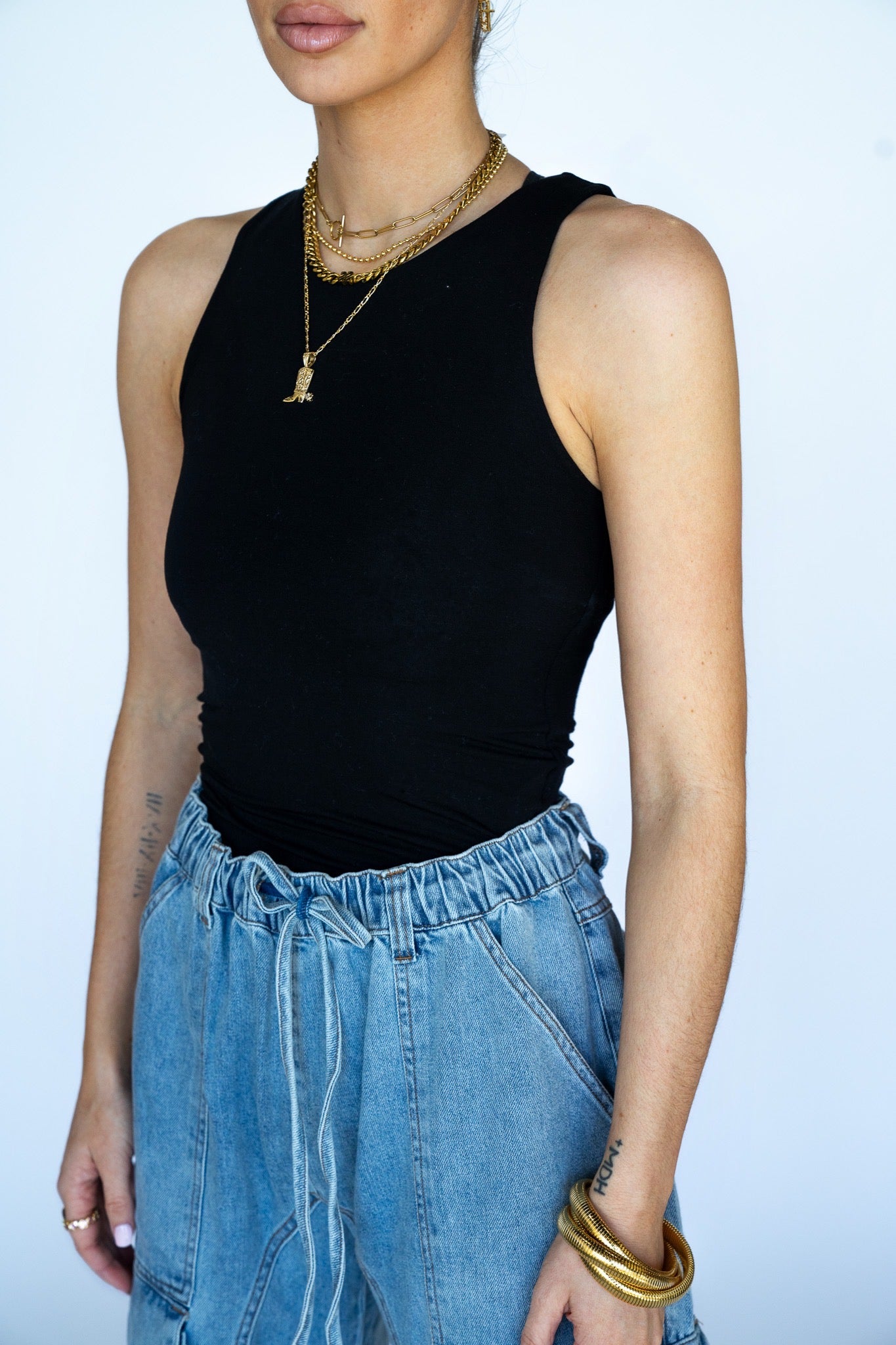 Brinley High Neck Tank (Multiple Colors)