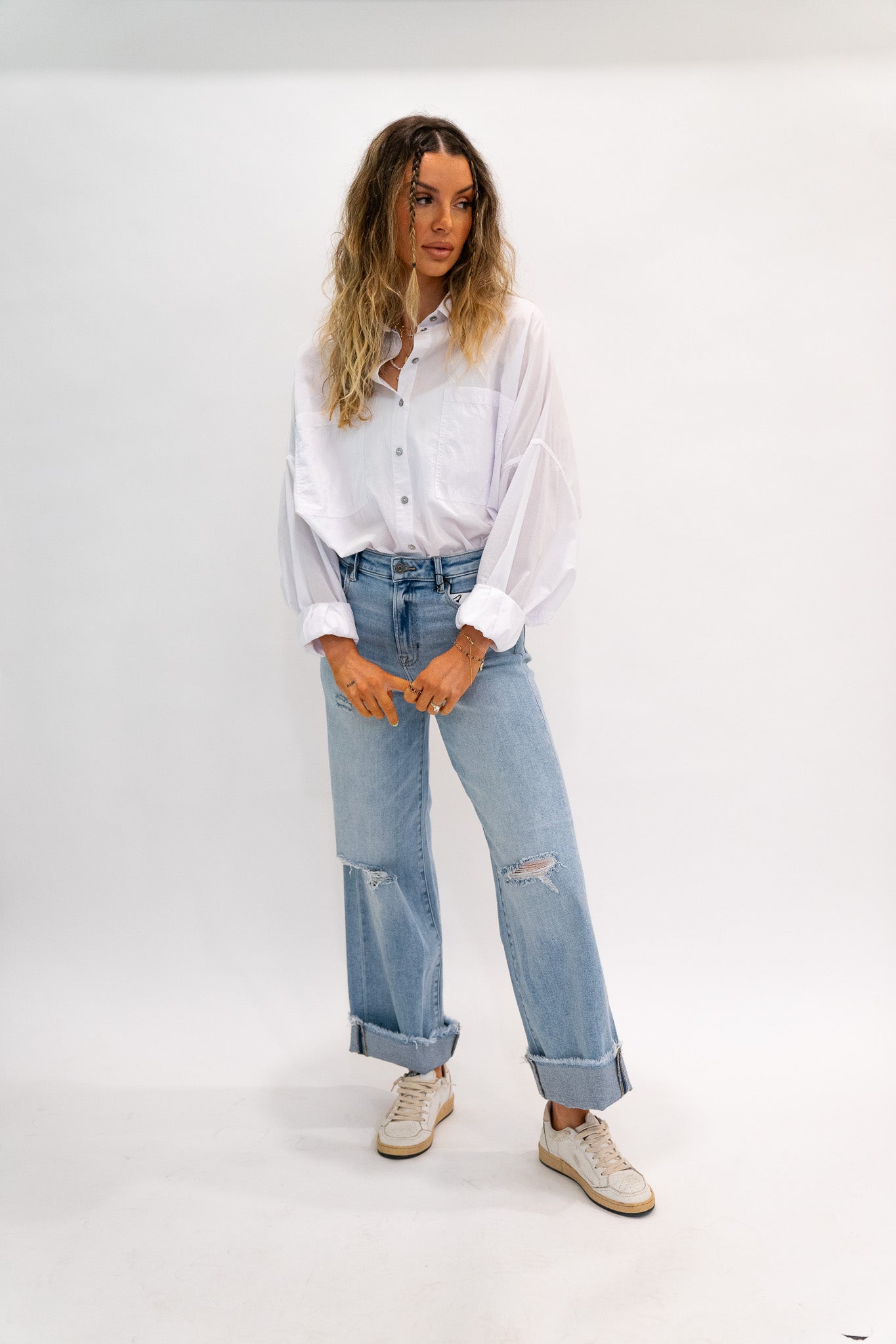 Sunshine Frayed Denim