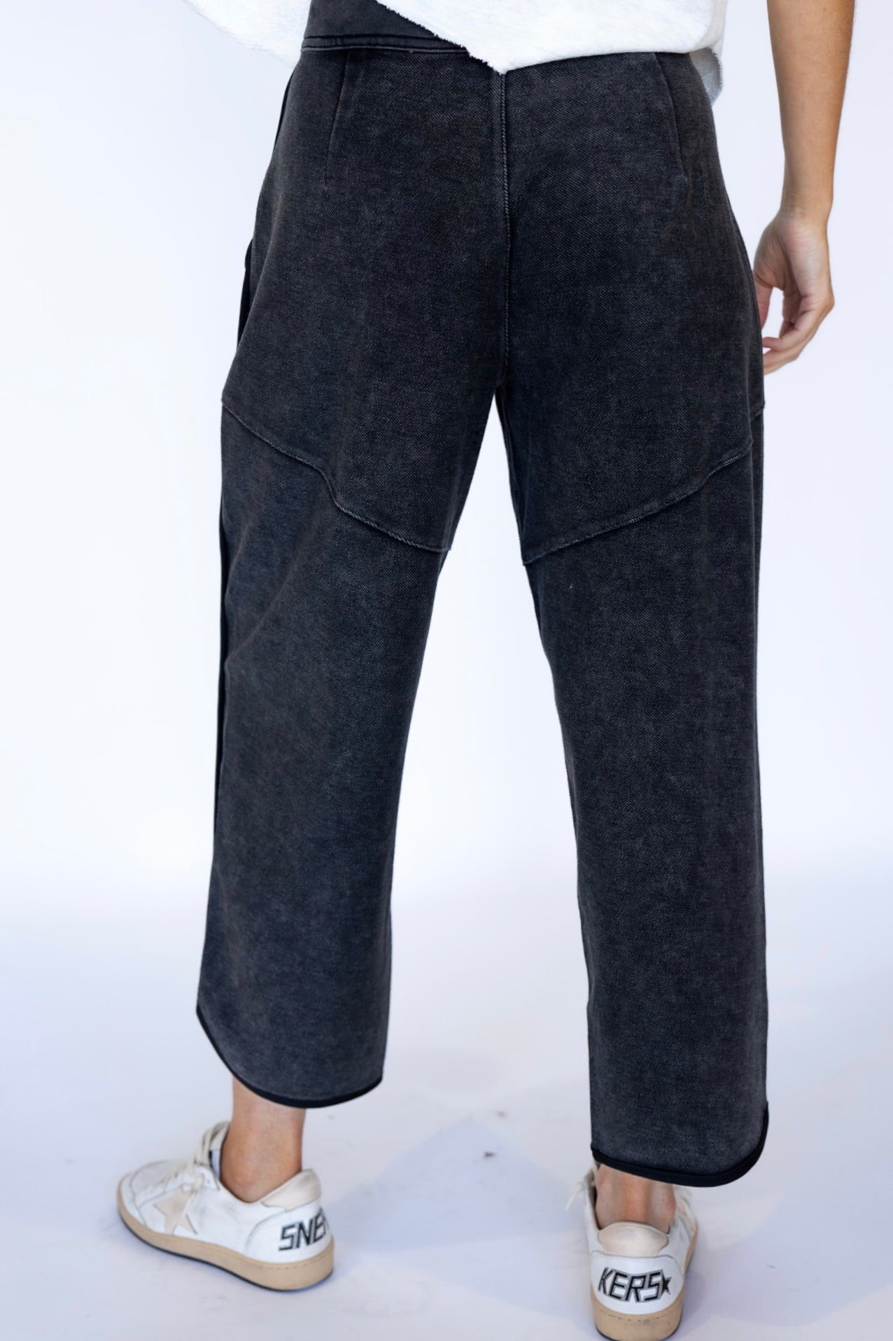 Washed Tapered Pants