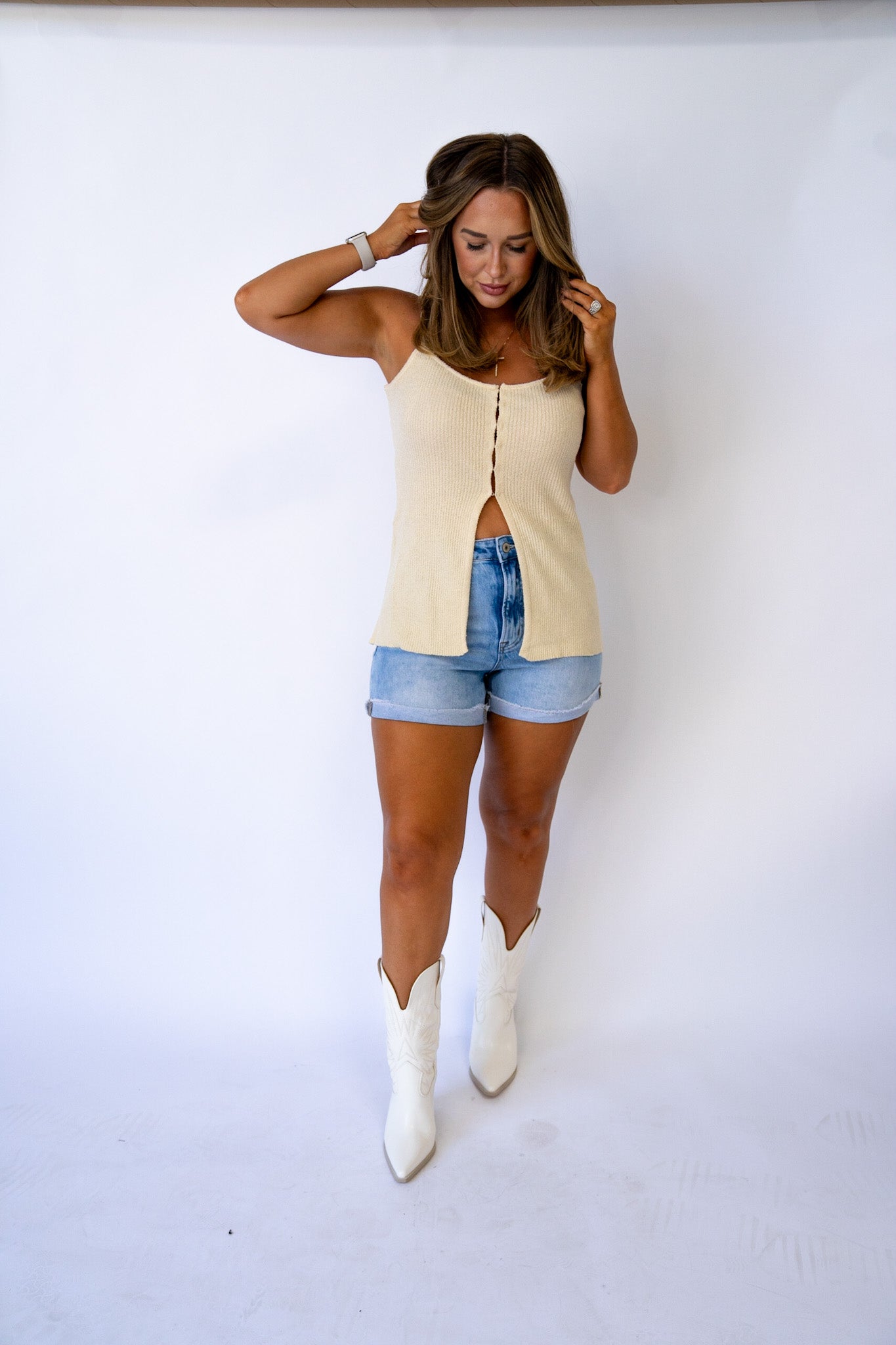 Open Knit Top