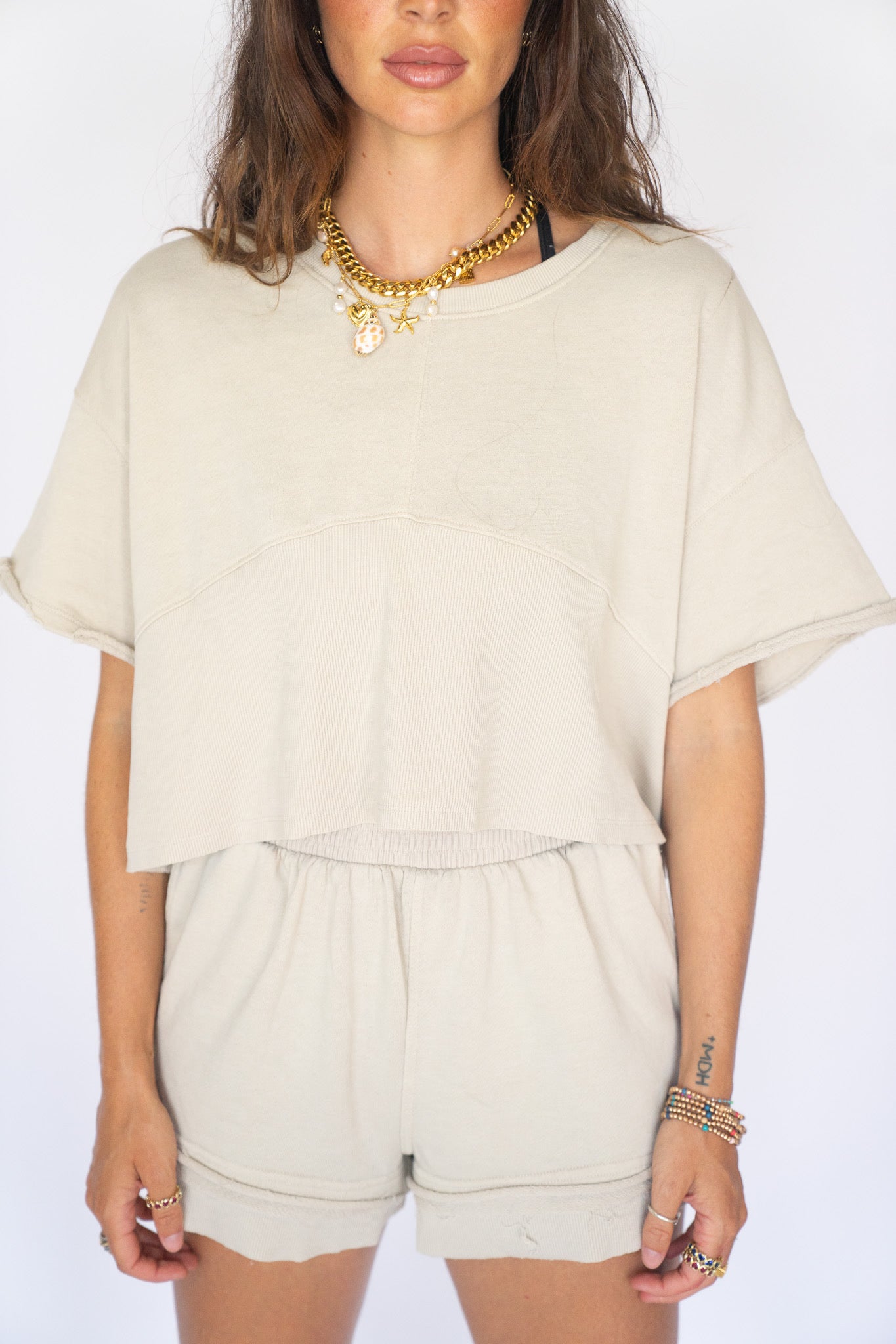 Raw Hem Oyster Set
