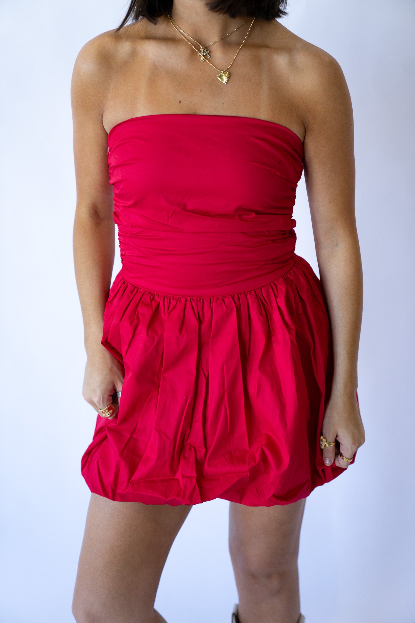 Game Day Bubble Mini Dress
