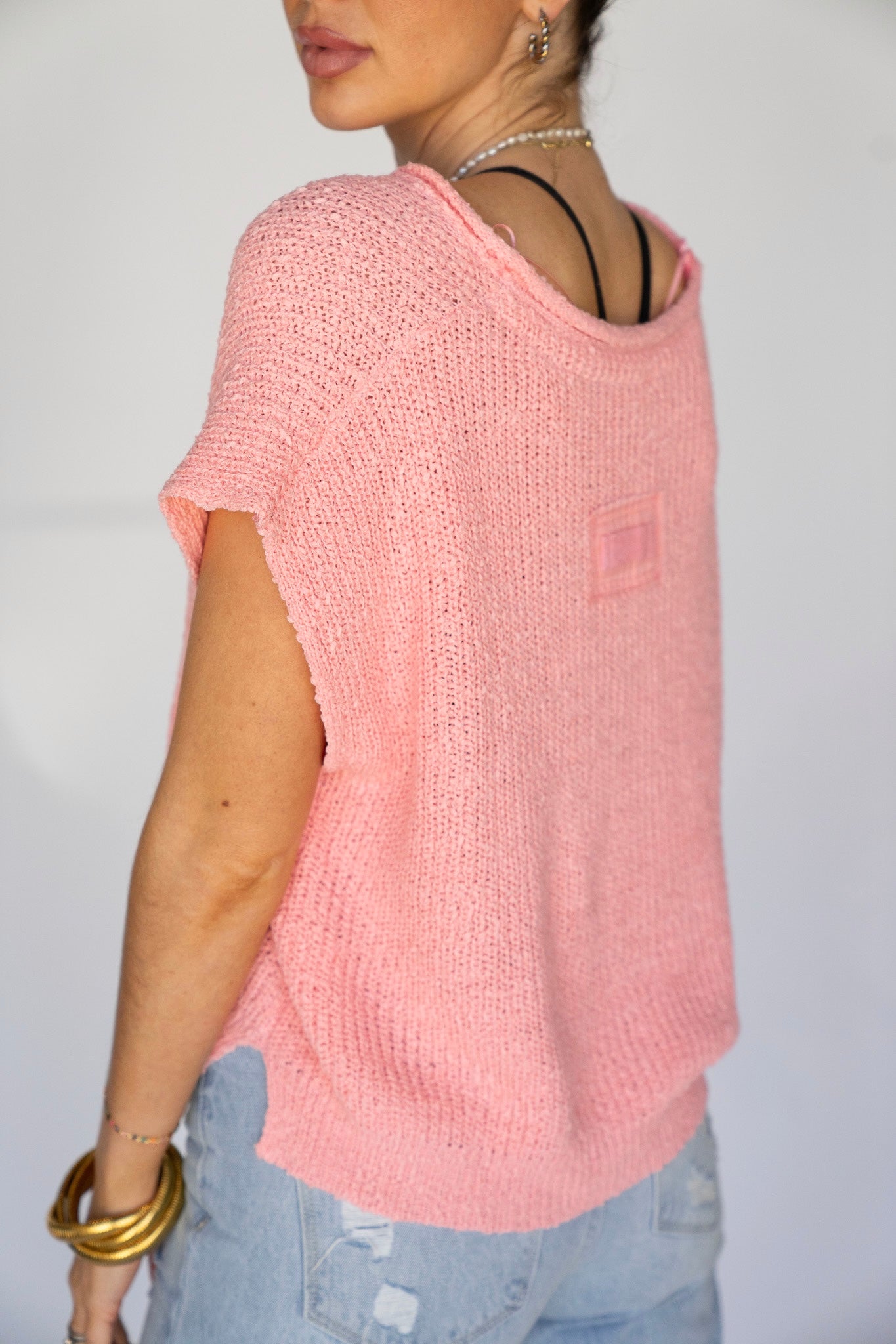 Patchwork Knit Top (Multiple Colors)
