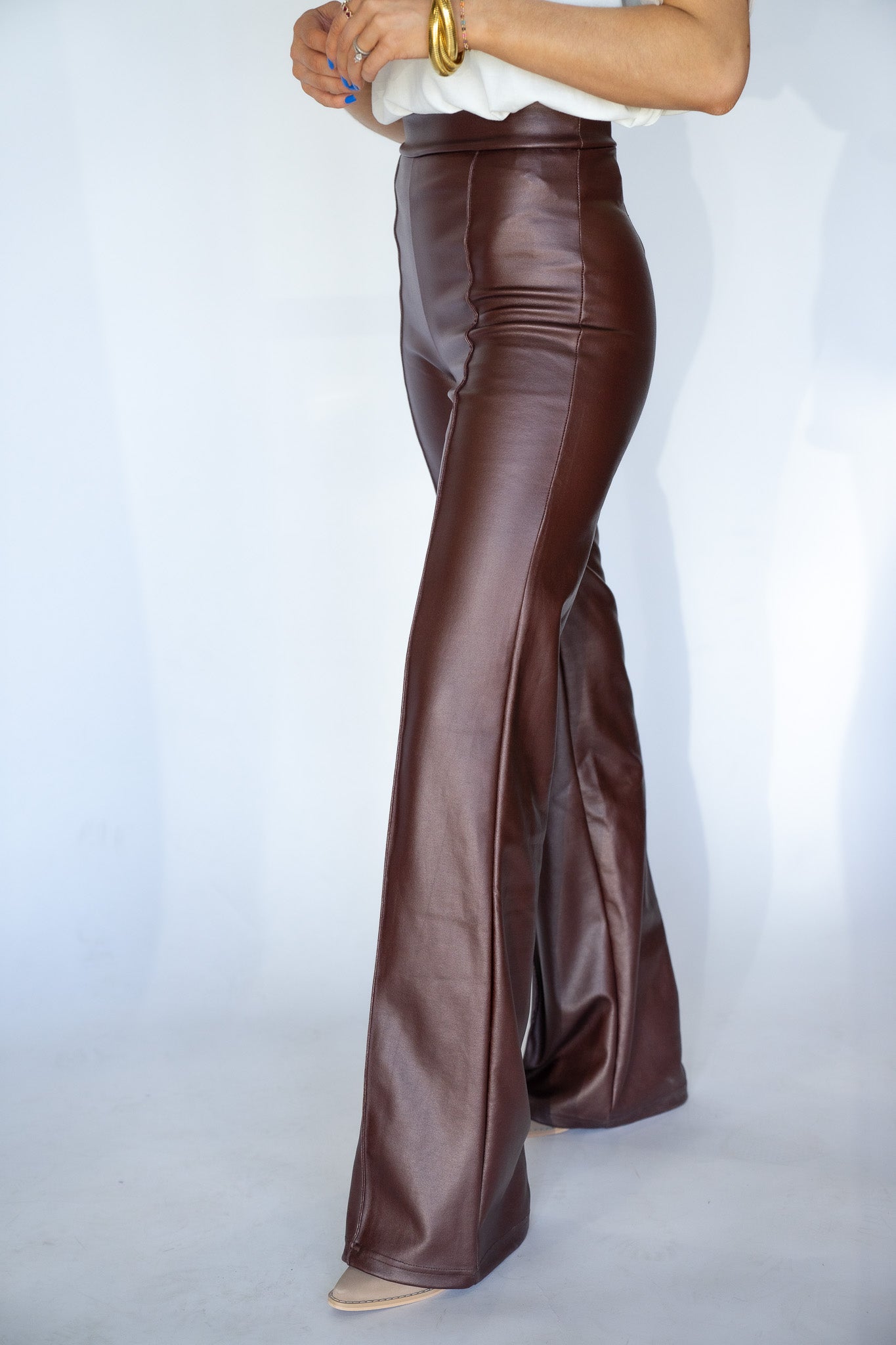 Vegan Leather Staple Pants (Multiple Colors)