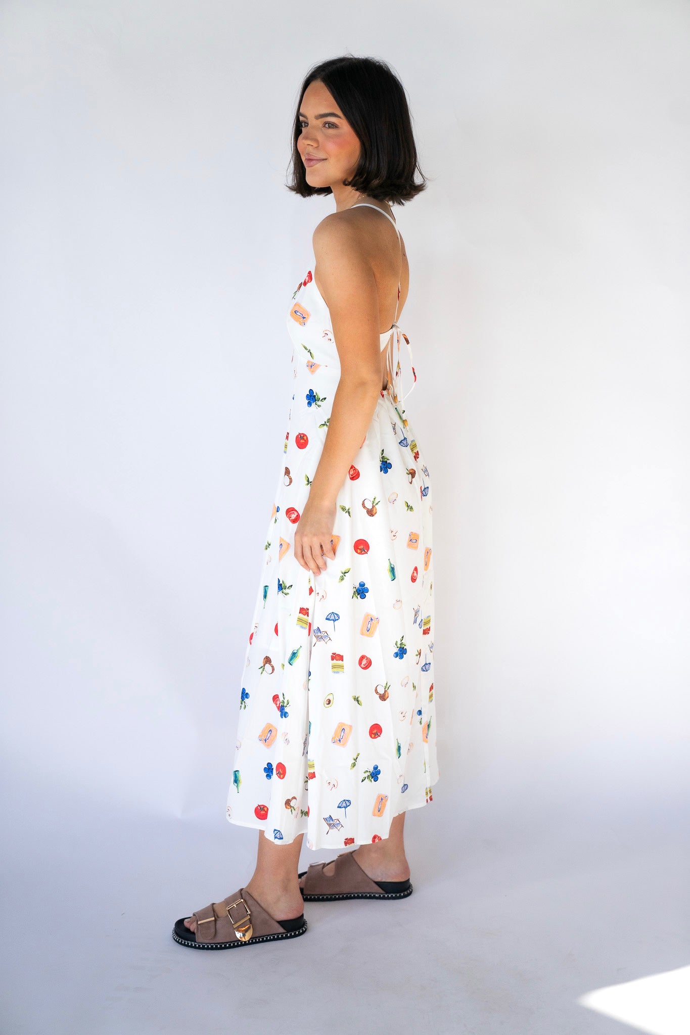 Summer Picnic Midi Dress