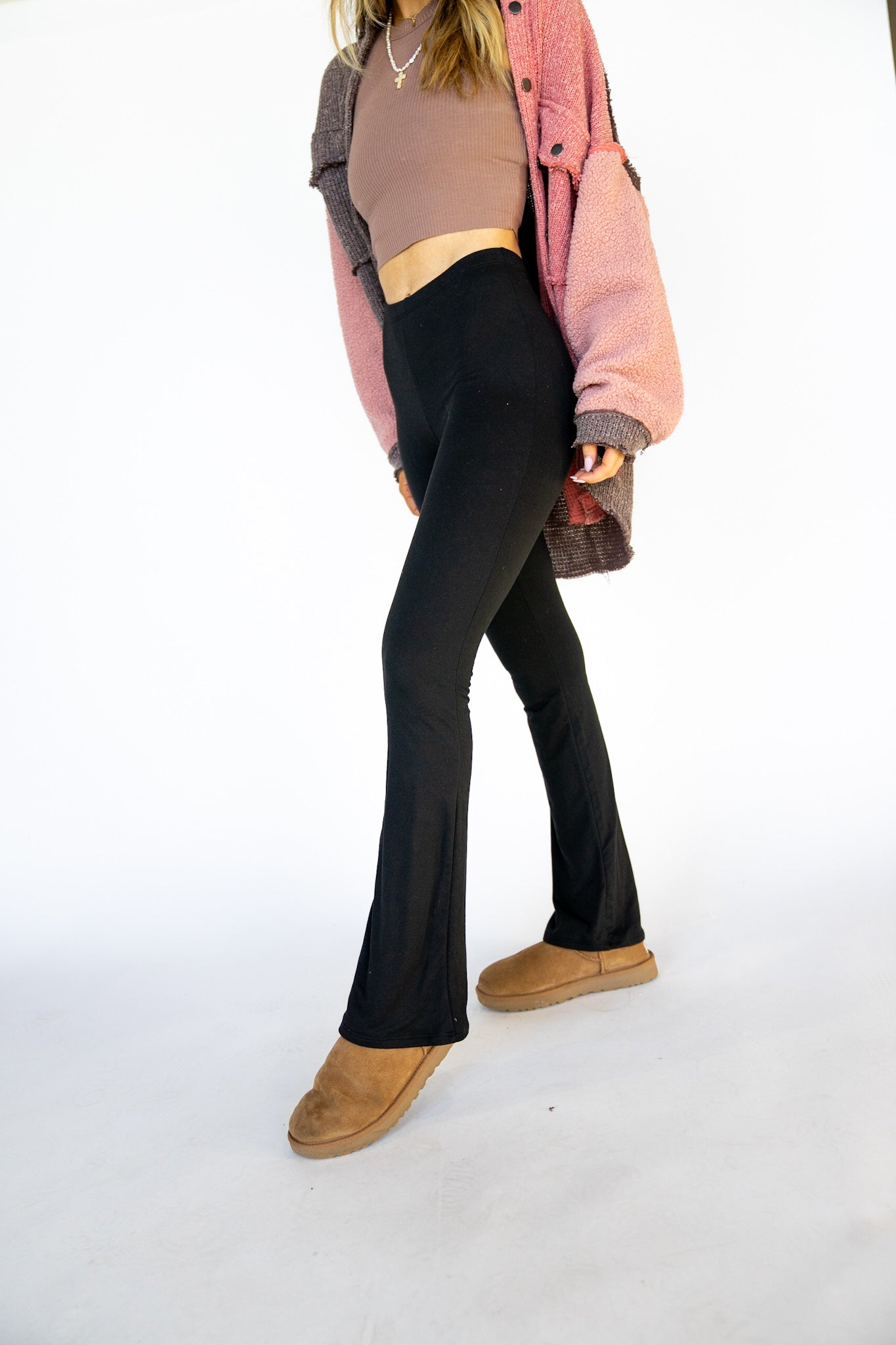 Melange Flare Legging