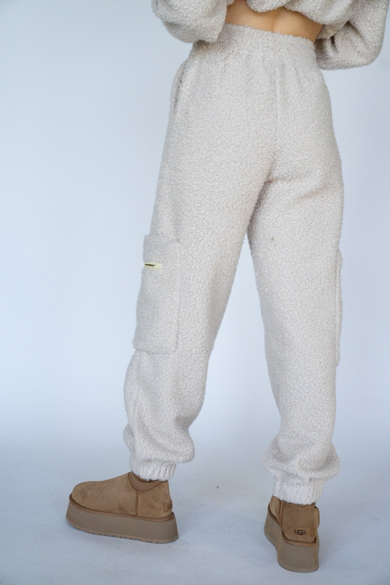 Cozy Cream Joggers
