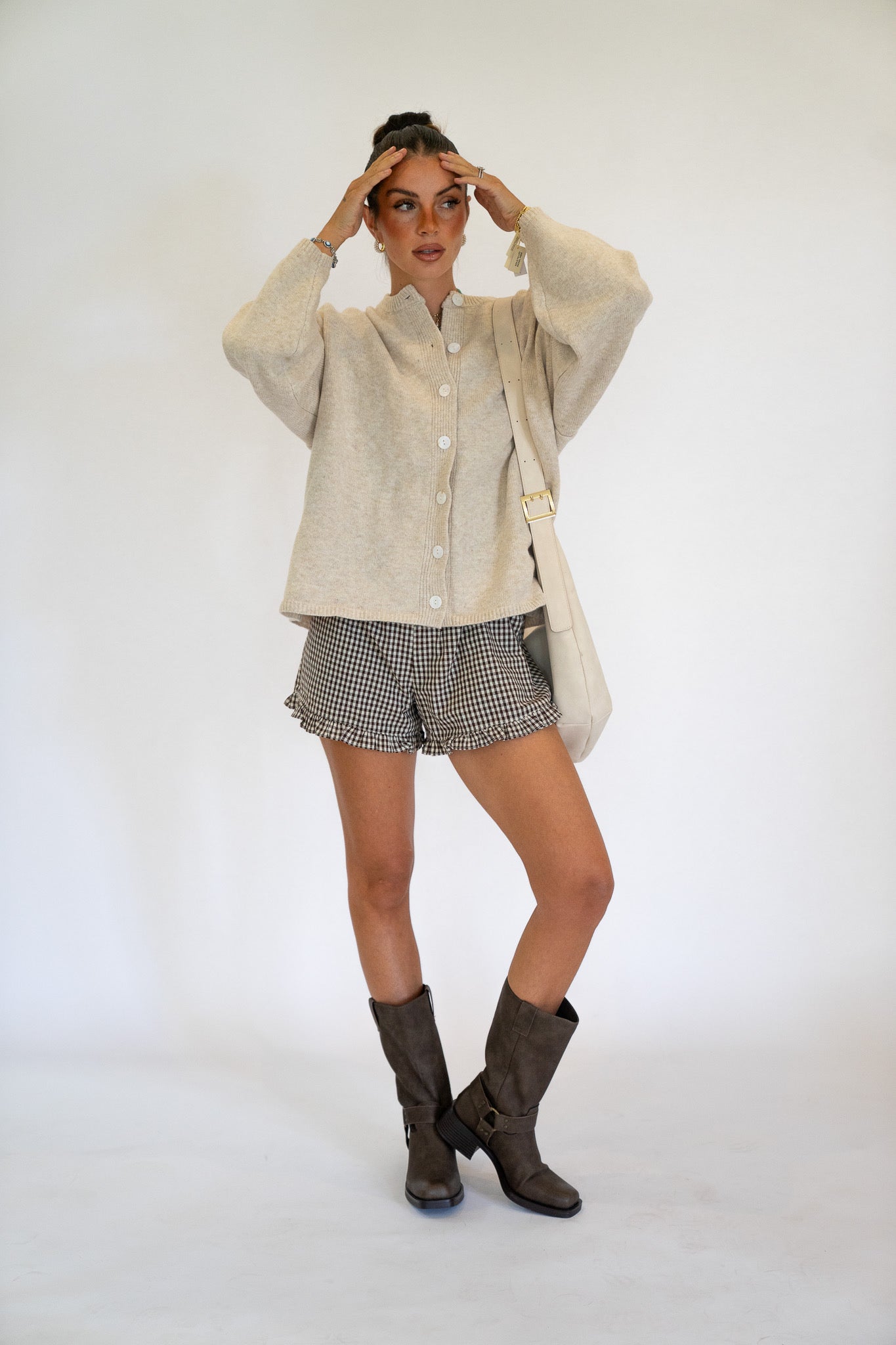 Gingham Fall Shorts