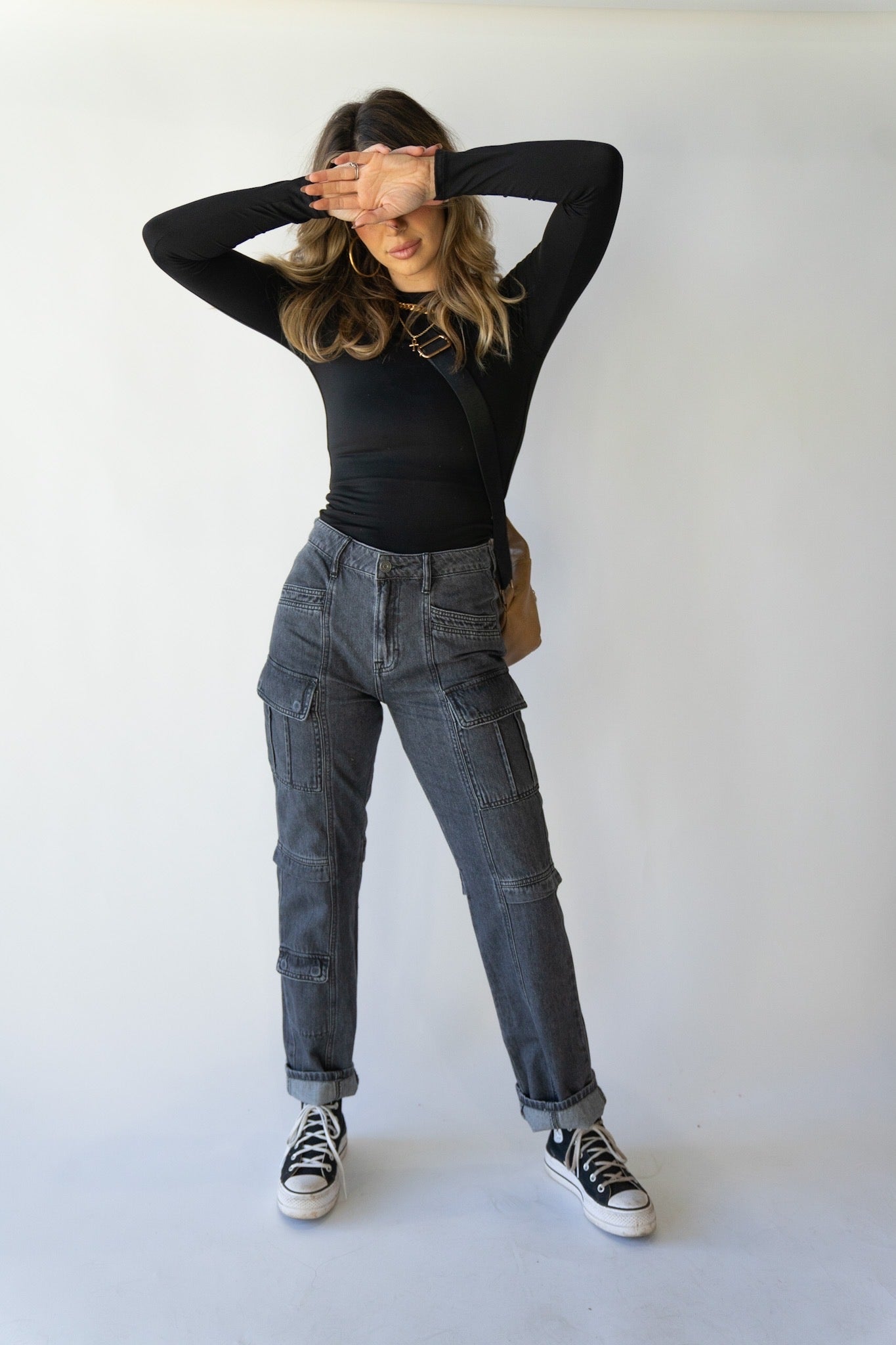 Tracey Charcoal Cargos